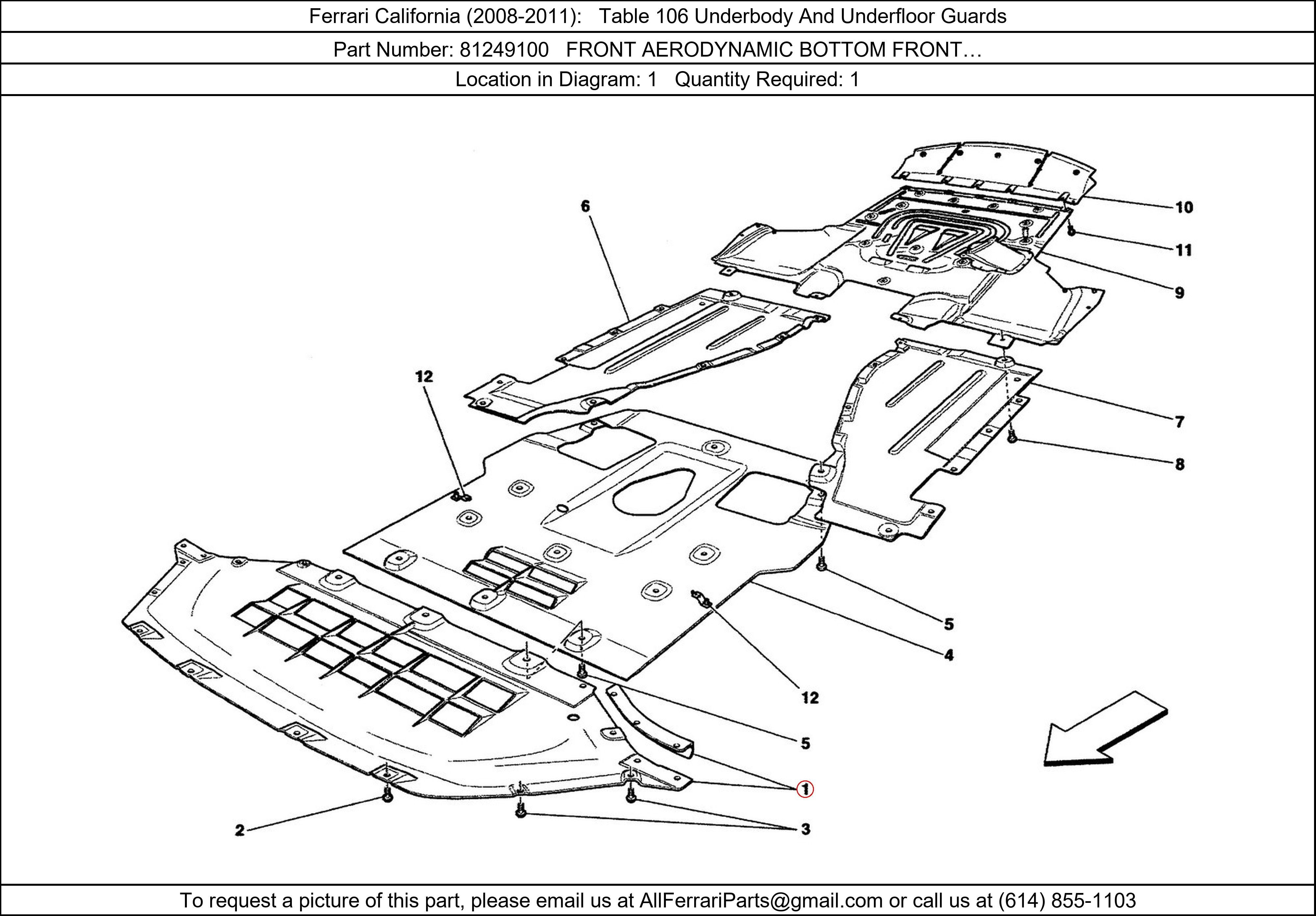 Ferrari Part 81249100