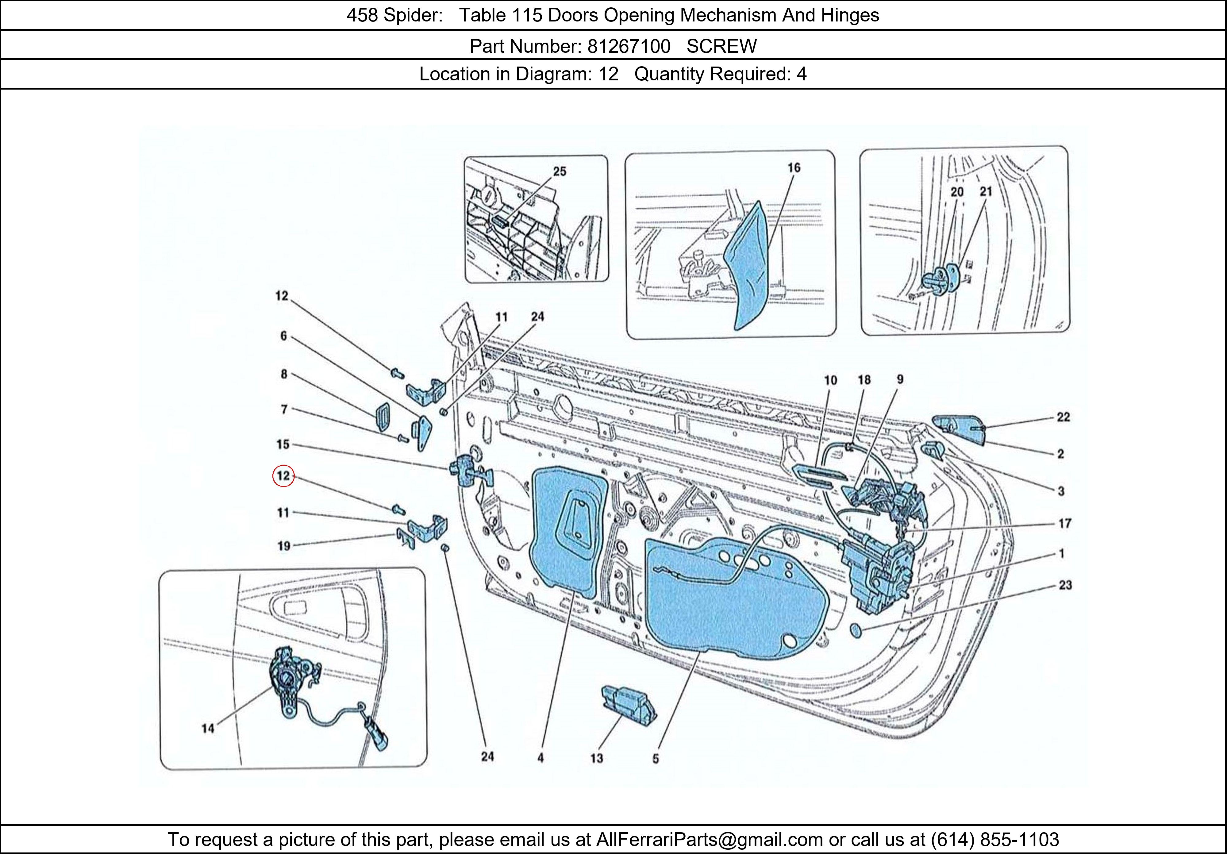 Ferrari Part 81267100