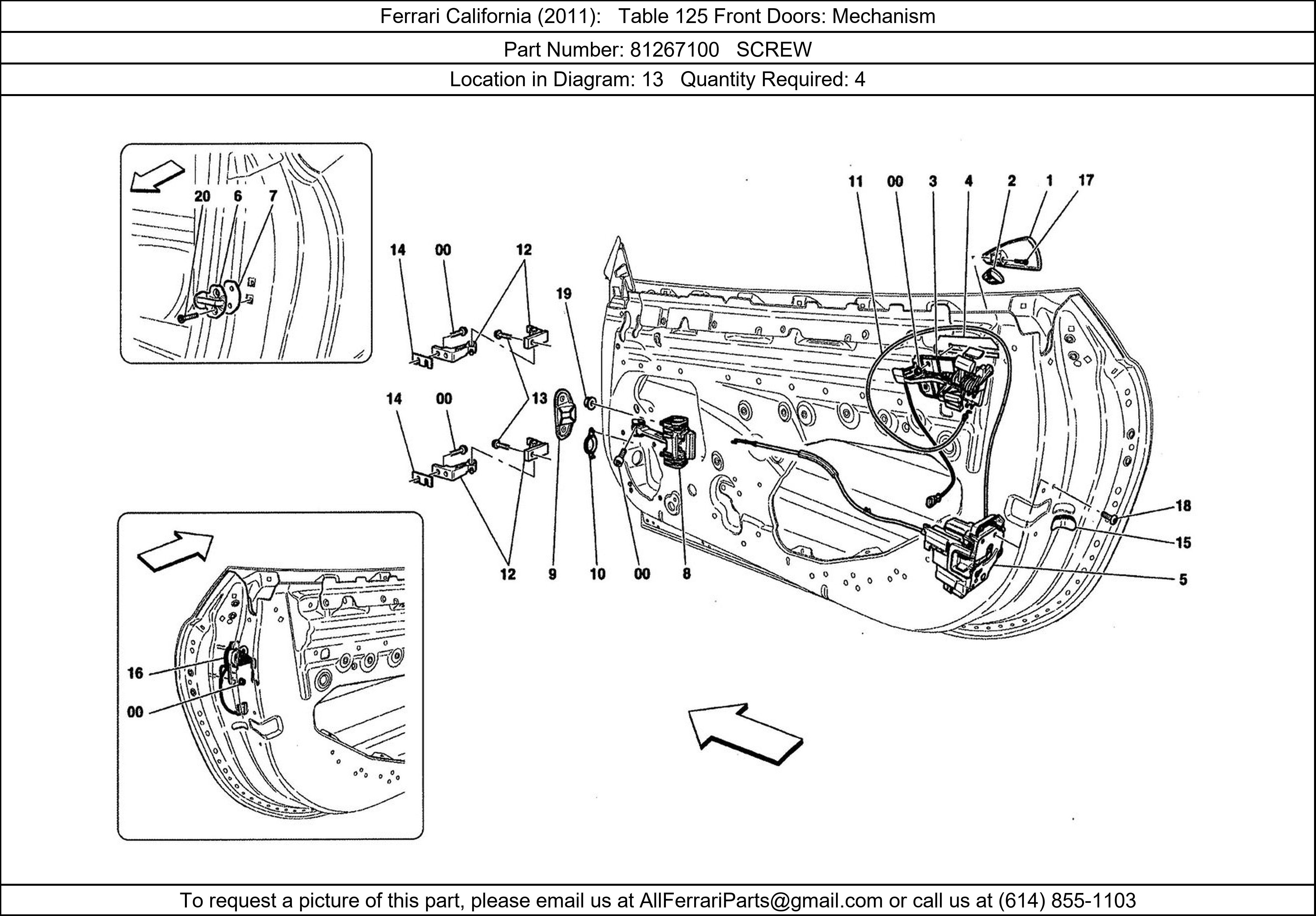 Ferrari Part 81267100