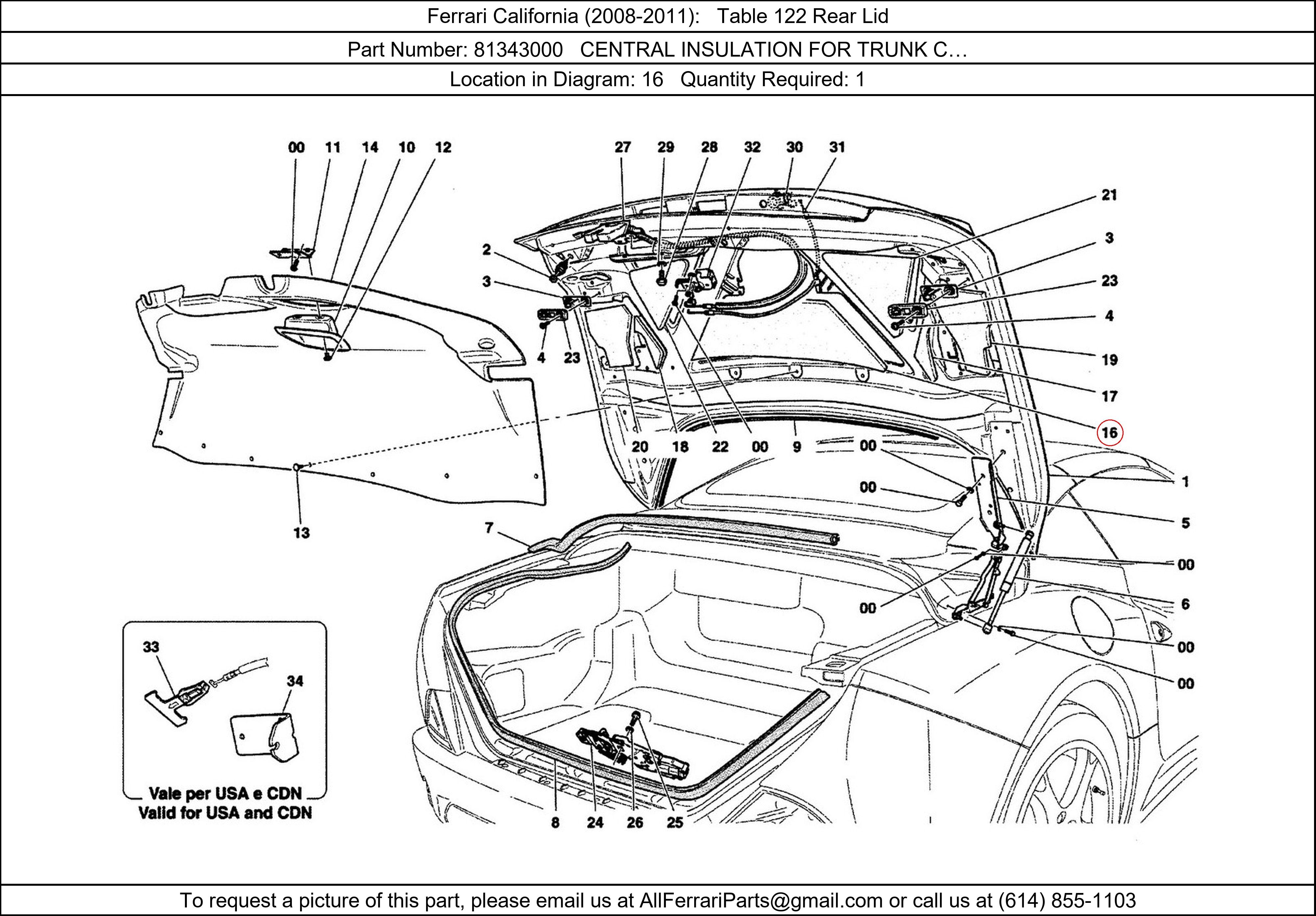 Ferrari Part 81343000