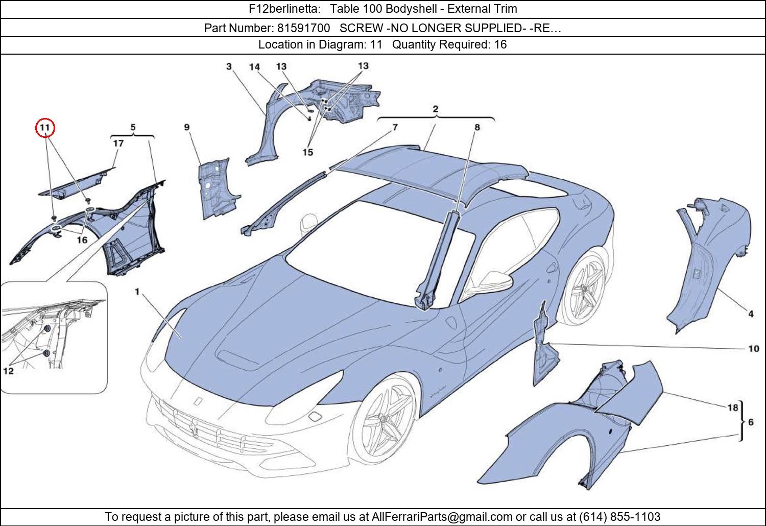 Ferrari Part 81591700