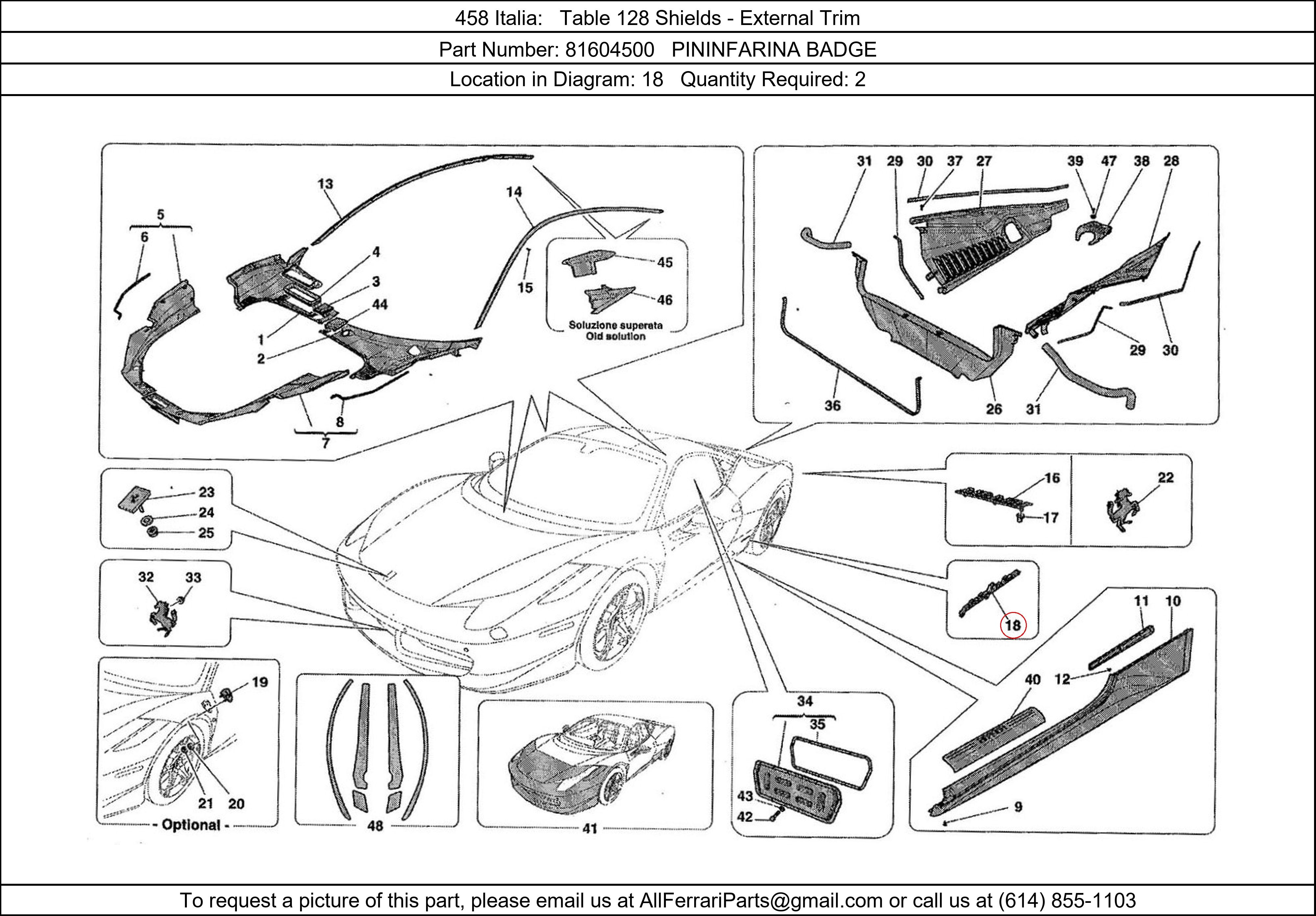 Ferrari Part 81604500