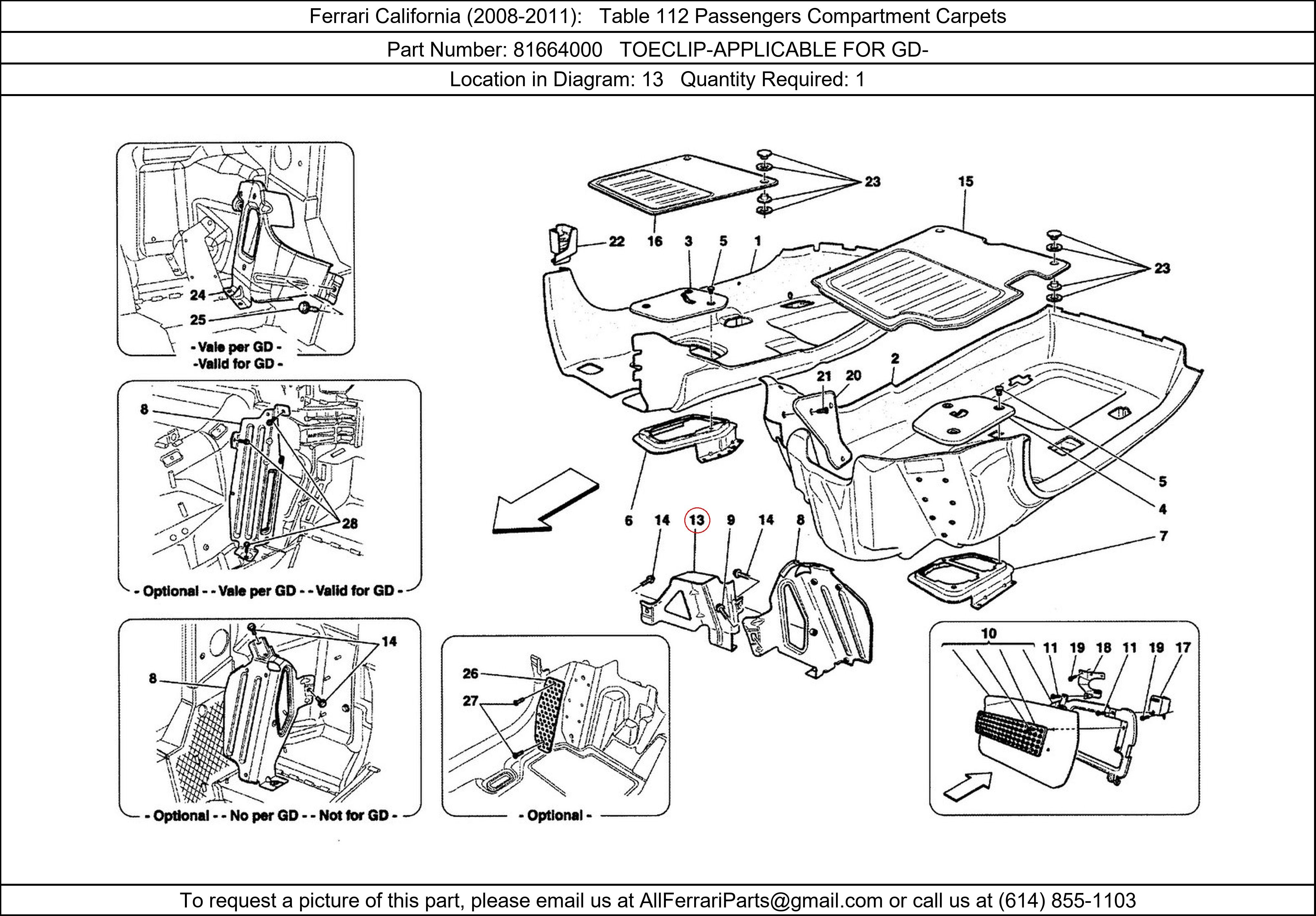 Ferrari Part 81664000