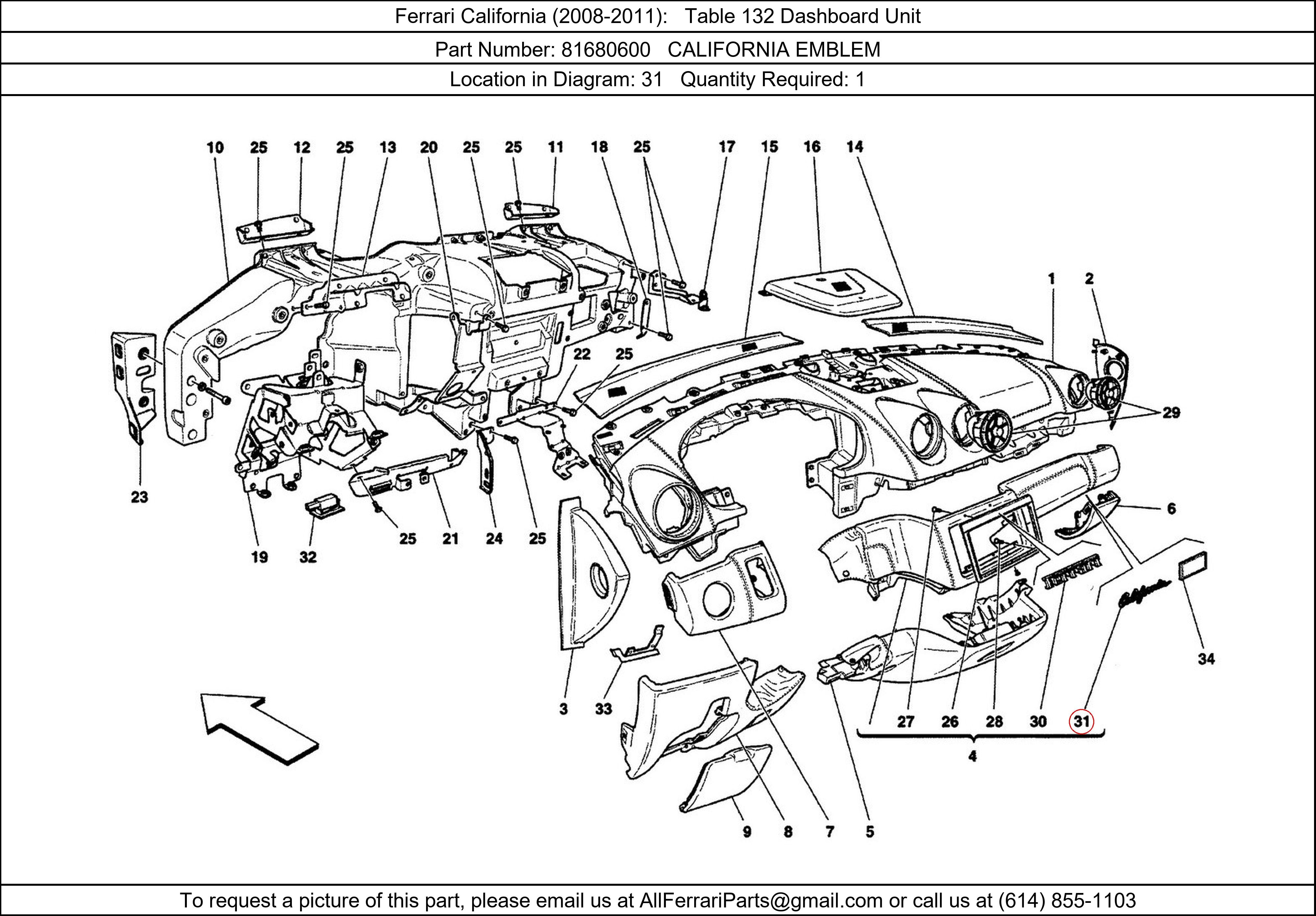 Ferrari Part 81680600