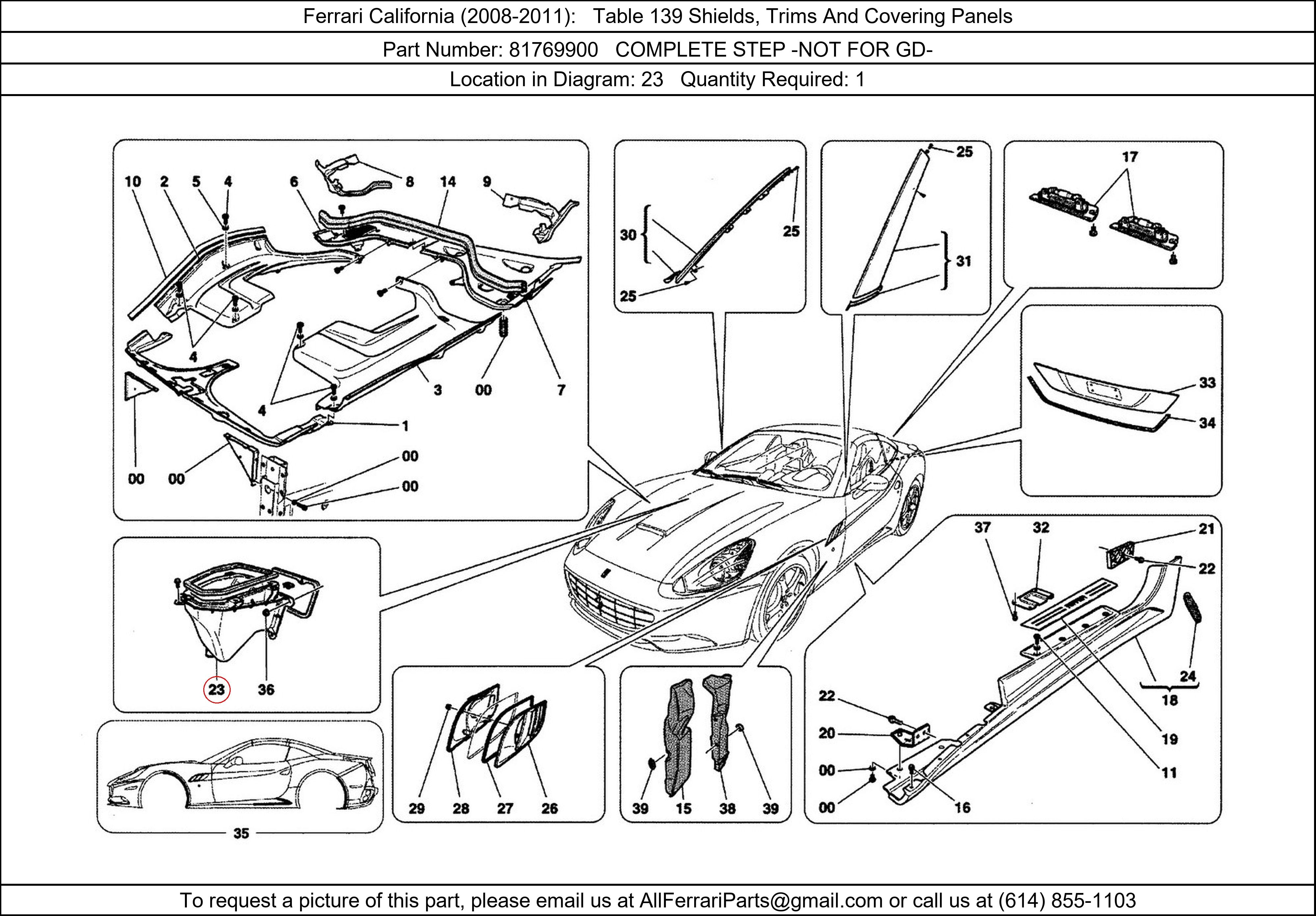 Ferrari Part 81769900