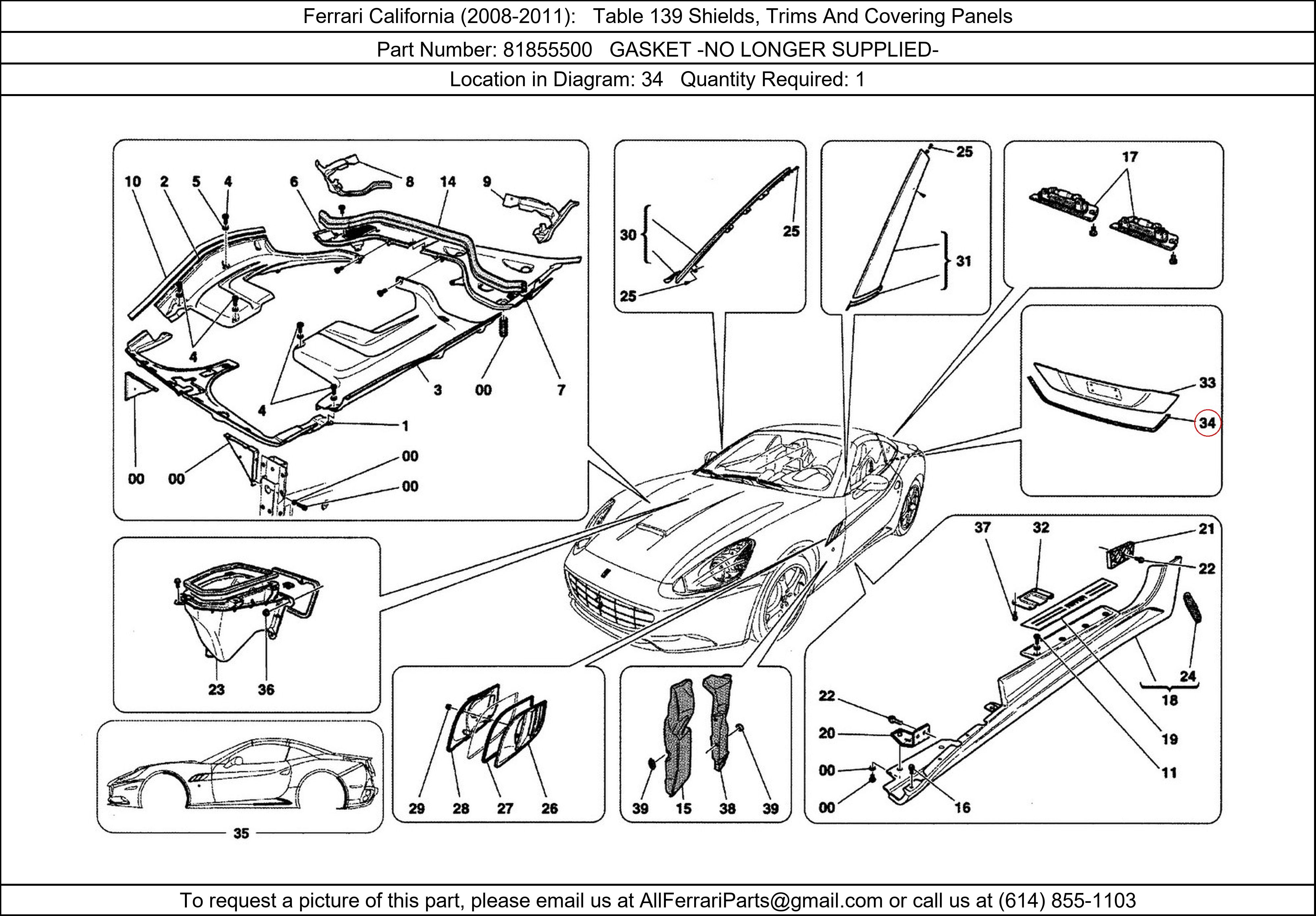 Ferrari Part 81855500