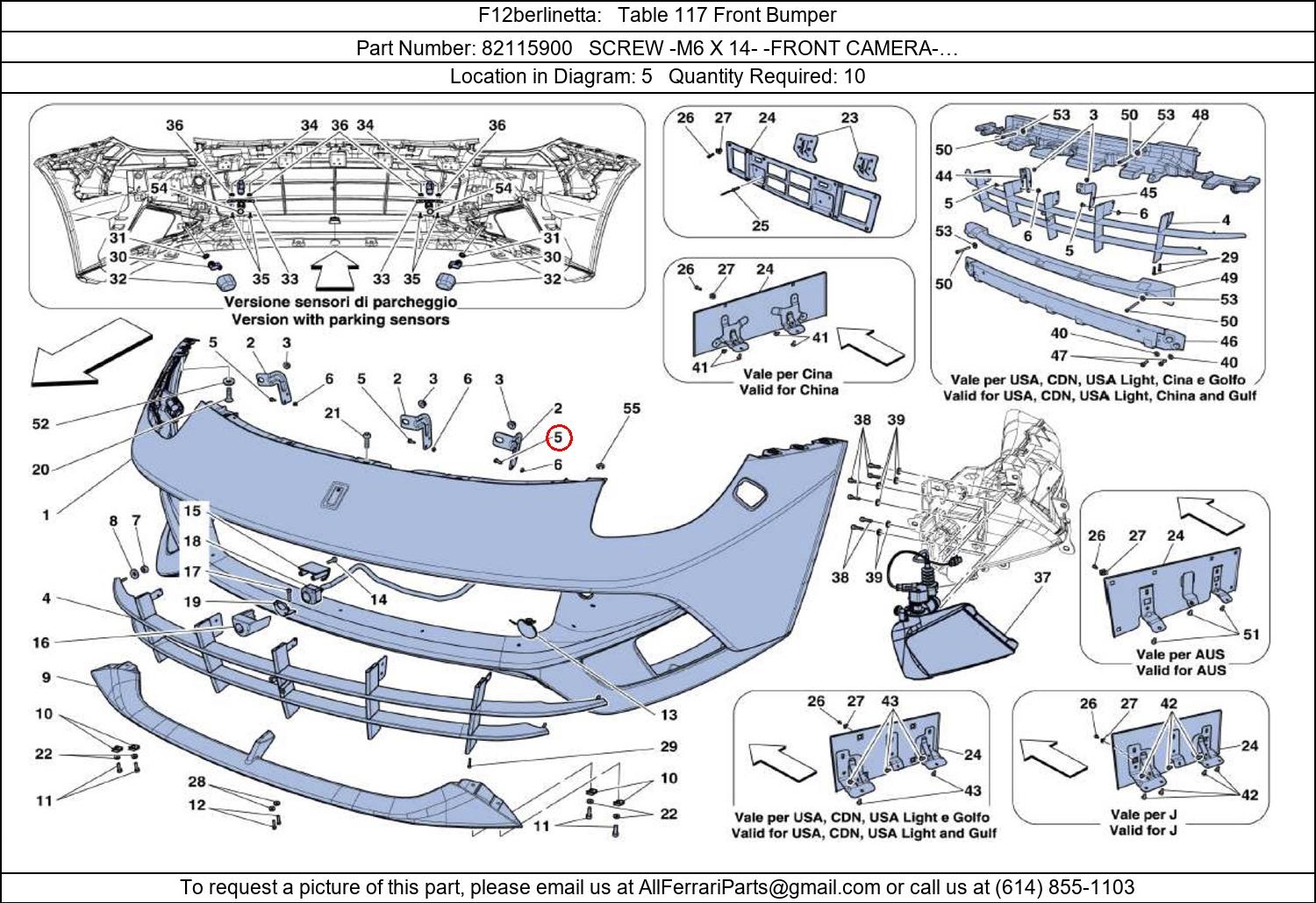 Ferrari Part 82115900