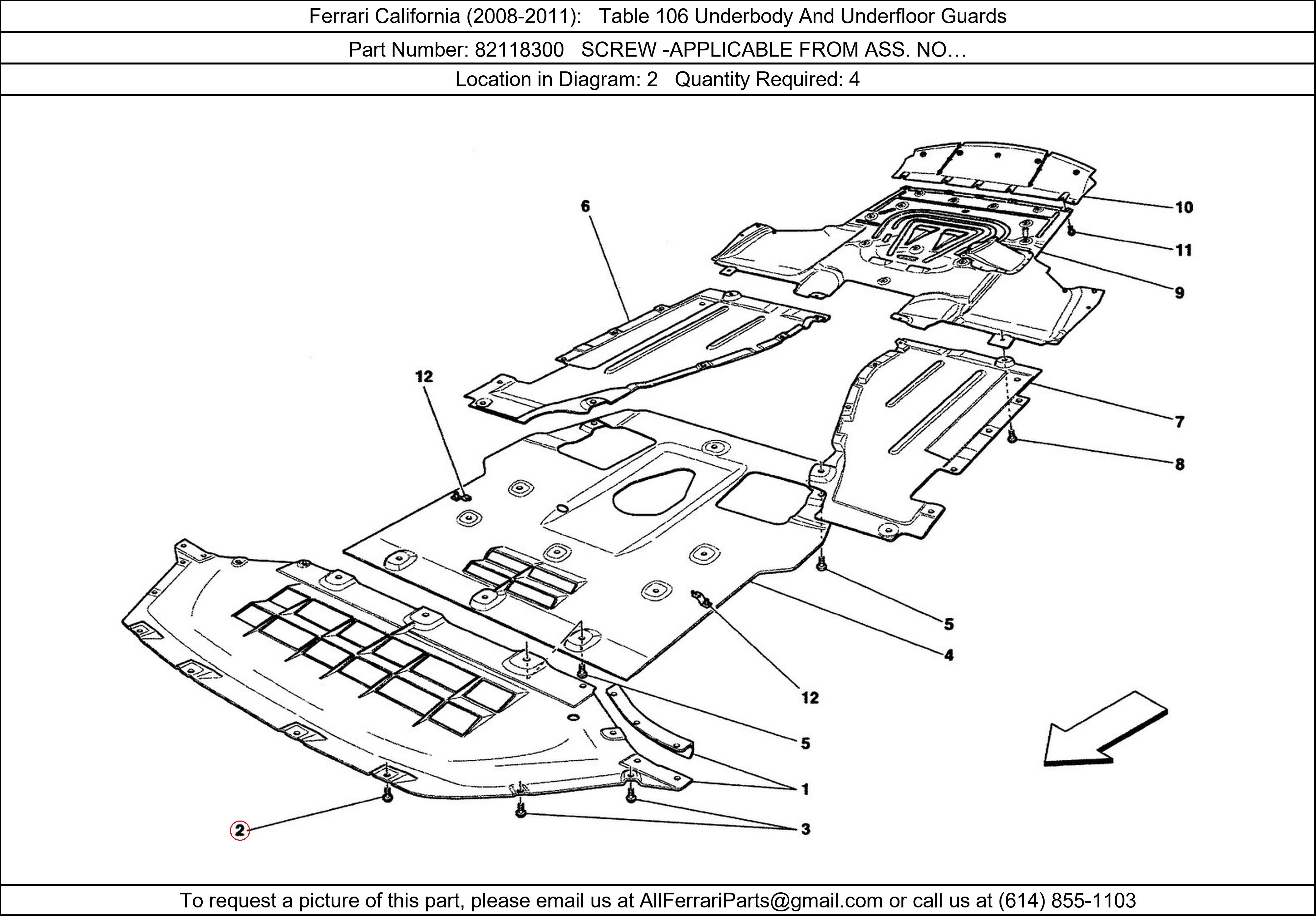 Ferrari Part 82118300