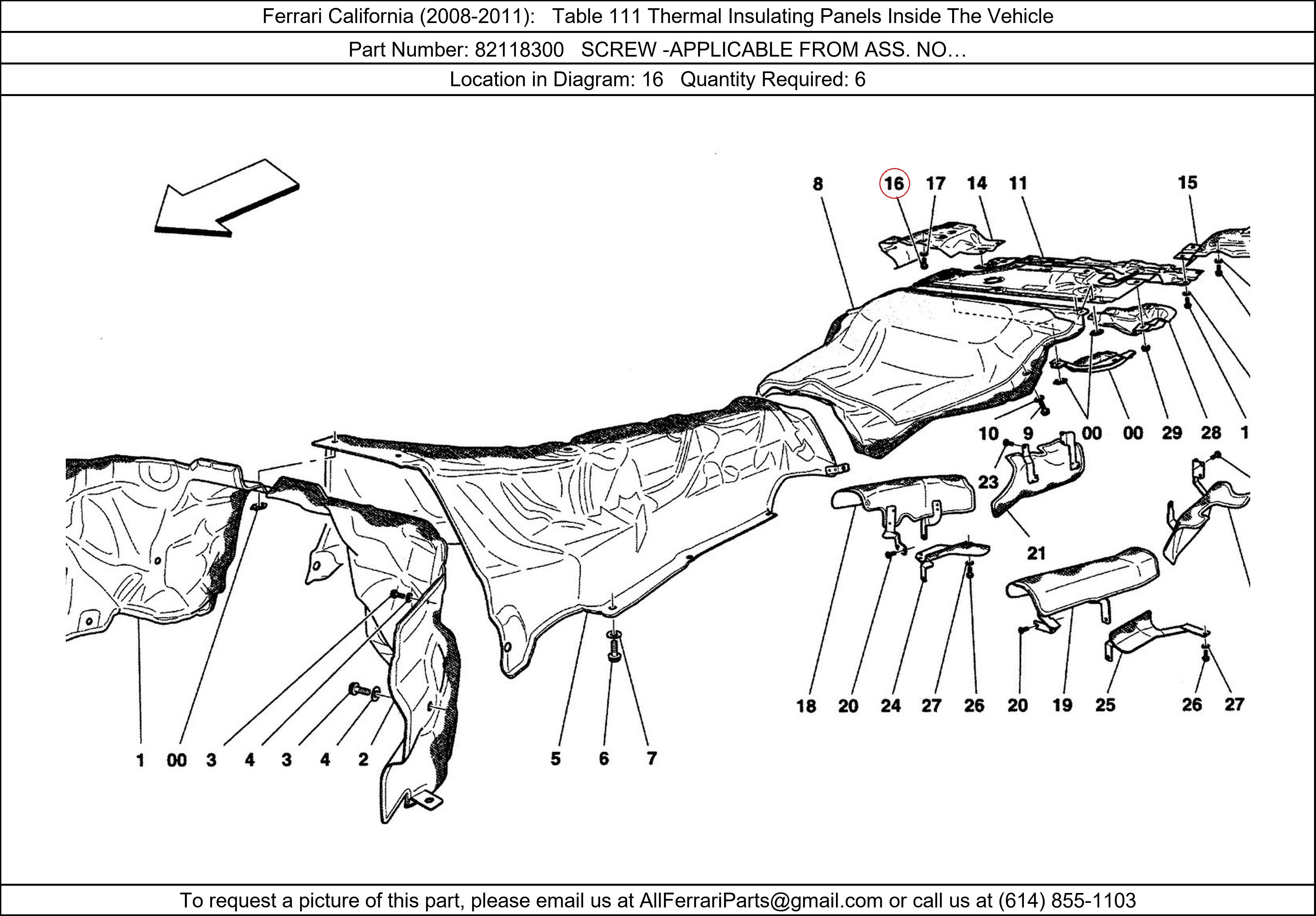 Ferrari Part 82118300