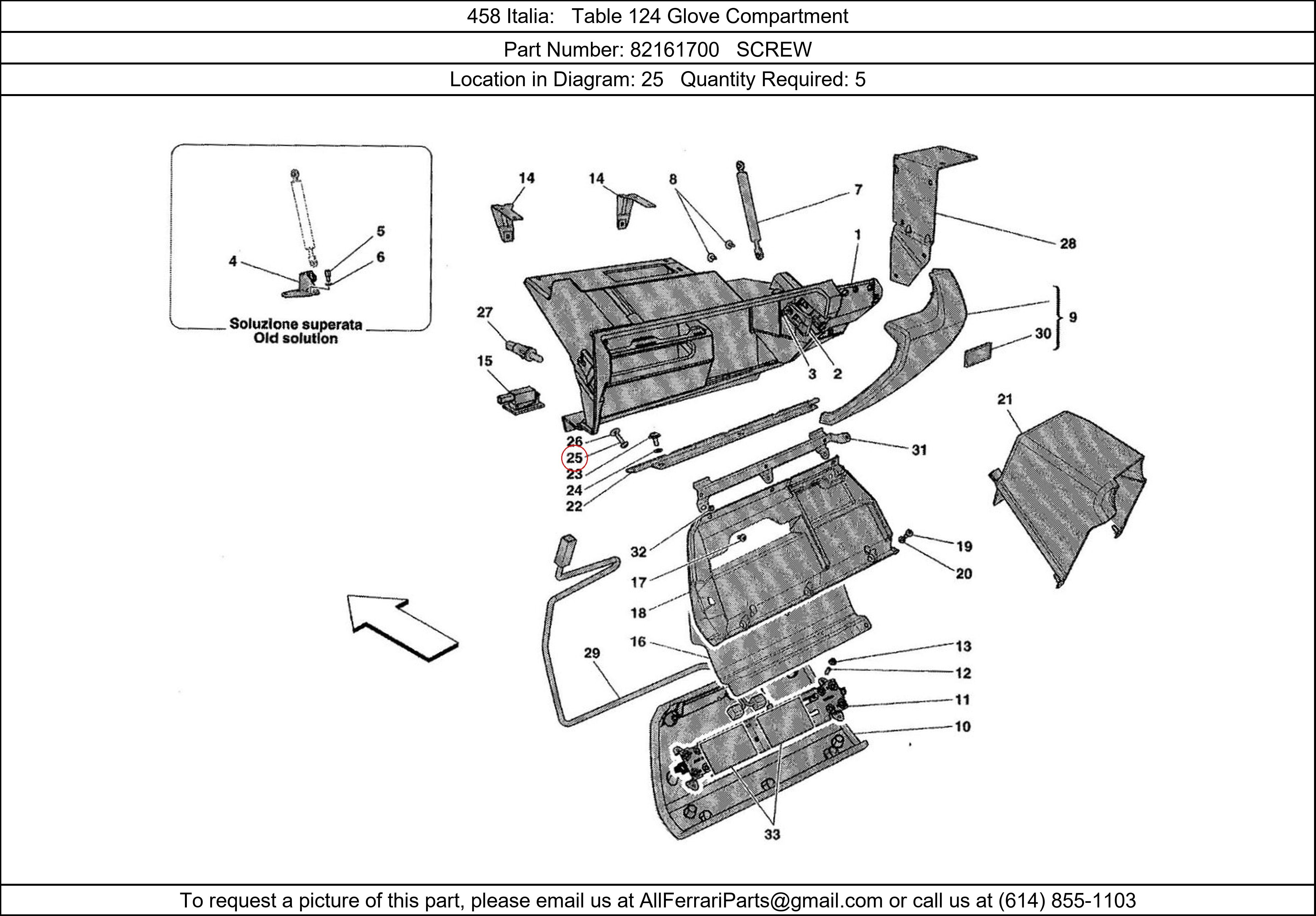 Ferrari Part 82161700