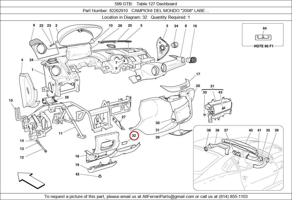 Ferrari Part 82262910