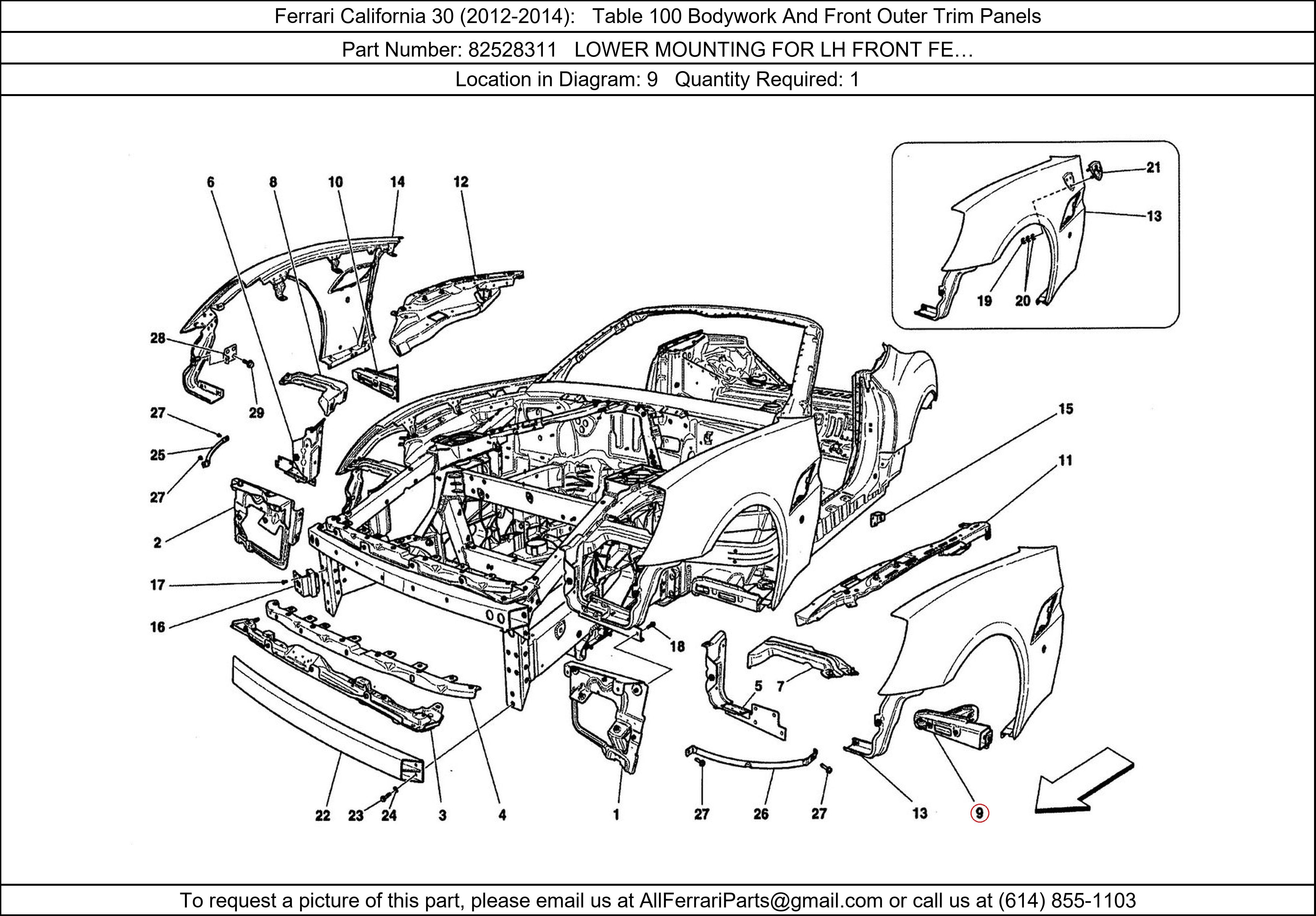 Ferrari Part 82528311