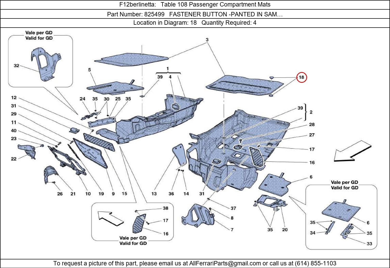 Ferrari Part 825499