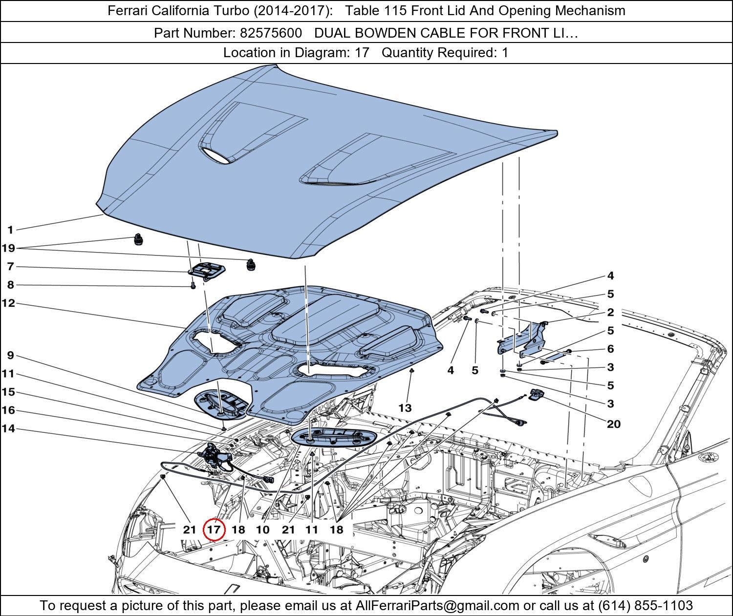 Ferrari Part 82575600