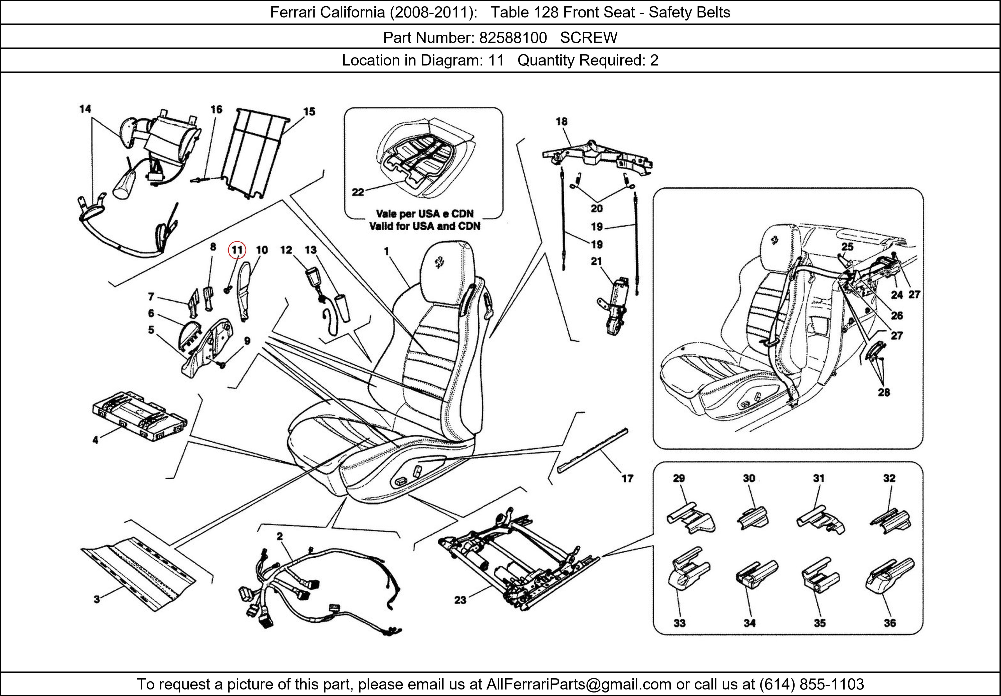 Ferrari Part 82588100