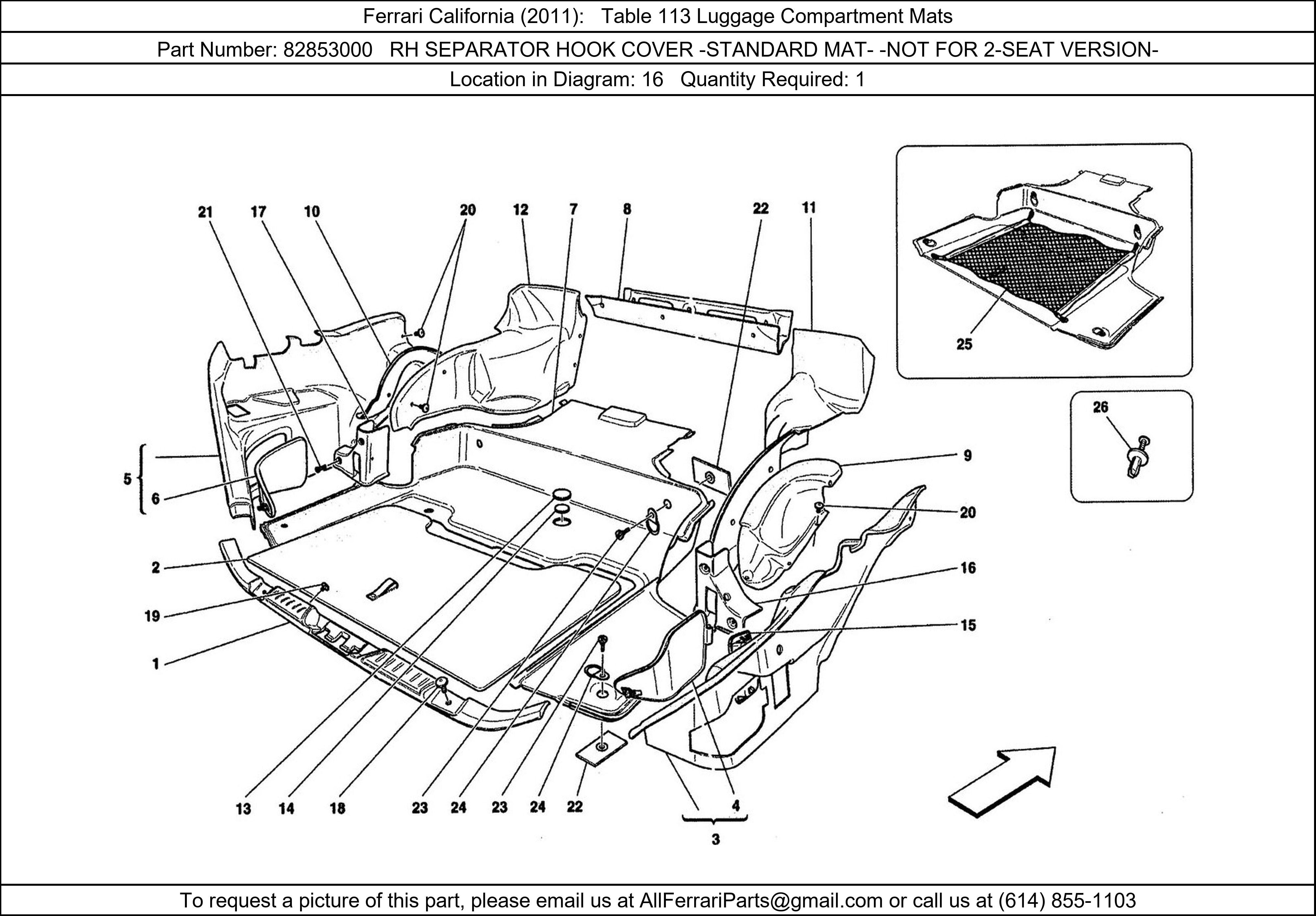 Ferrari Part 82853000