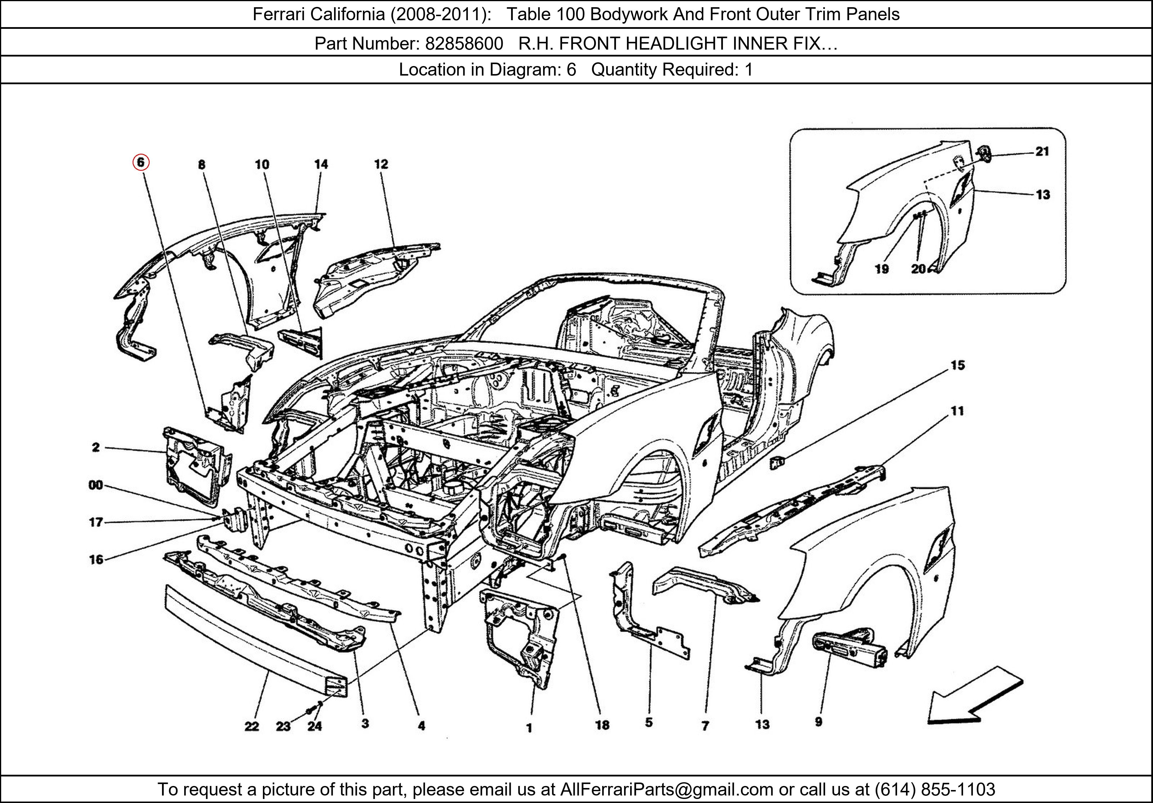 Ferrari Part 82858600