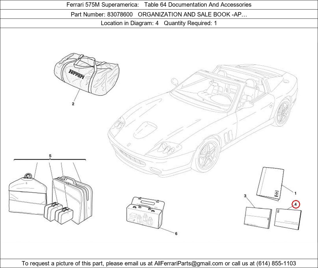 Ferrari Part 83078600