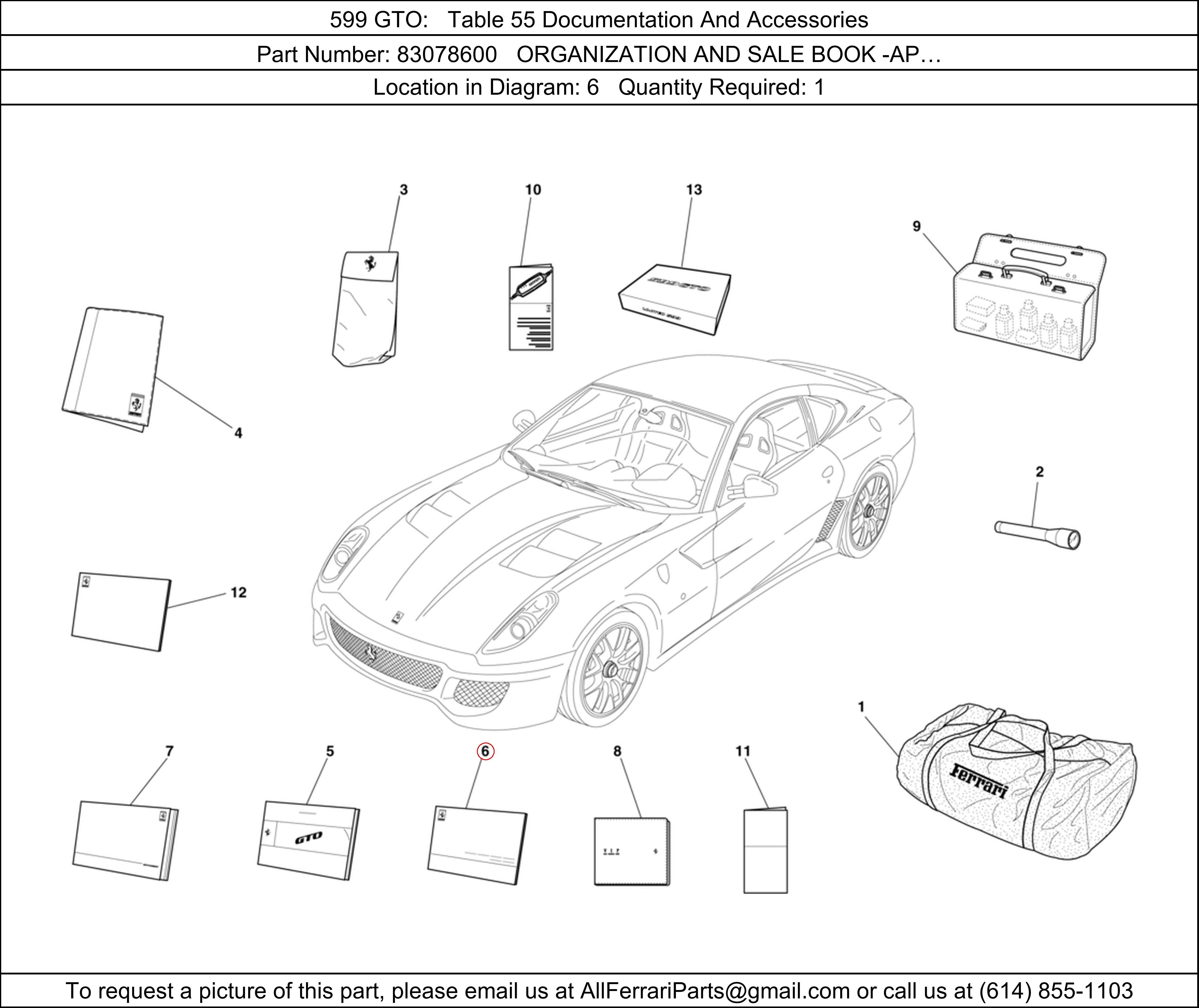 Ferrari Part 83078600