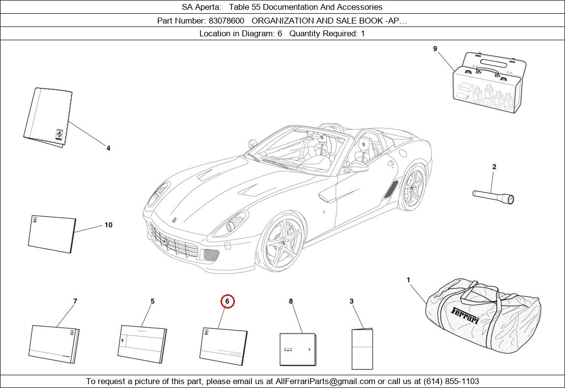 Ferrari Part 83078600