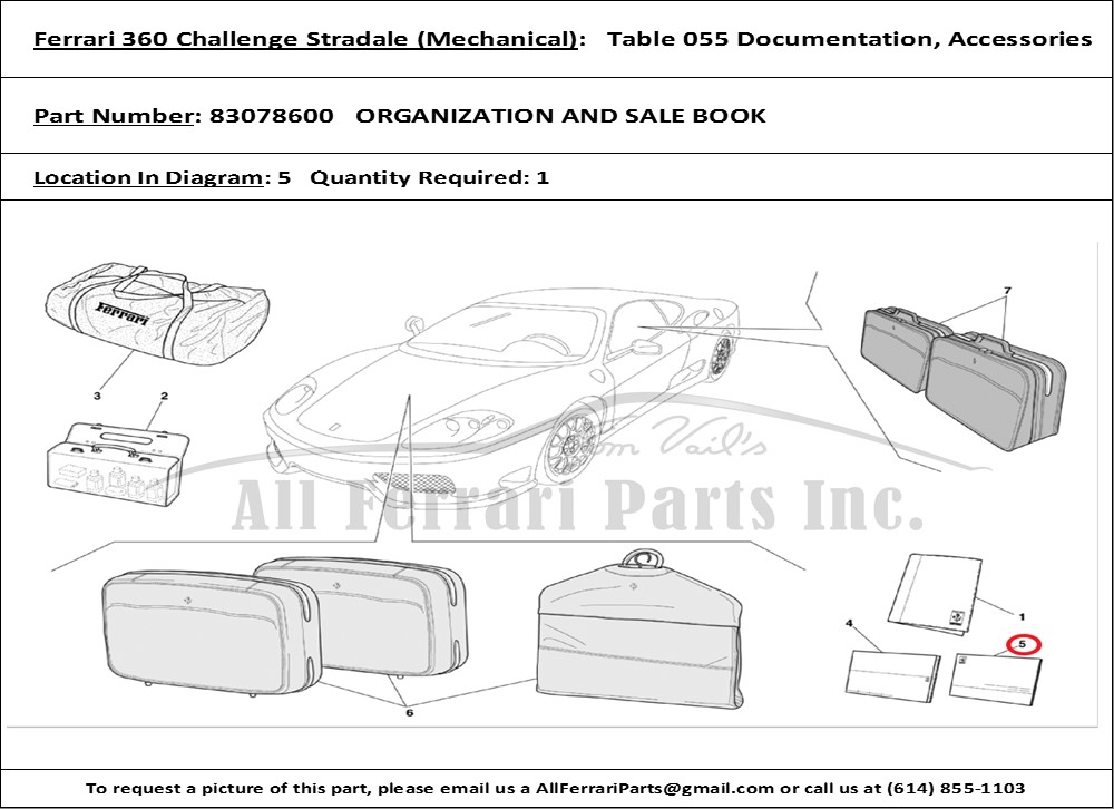 Ferrari Part 83078600