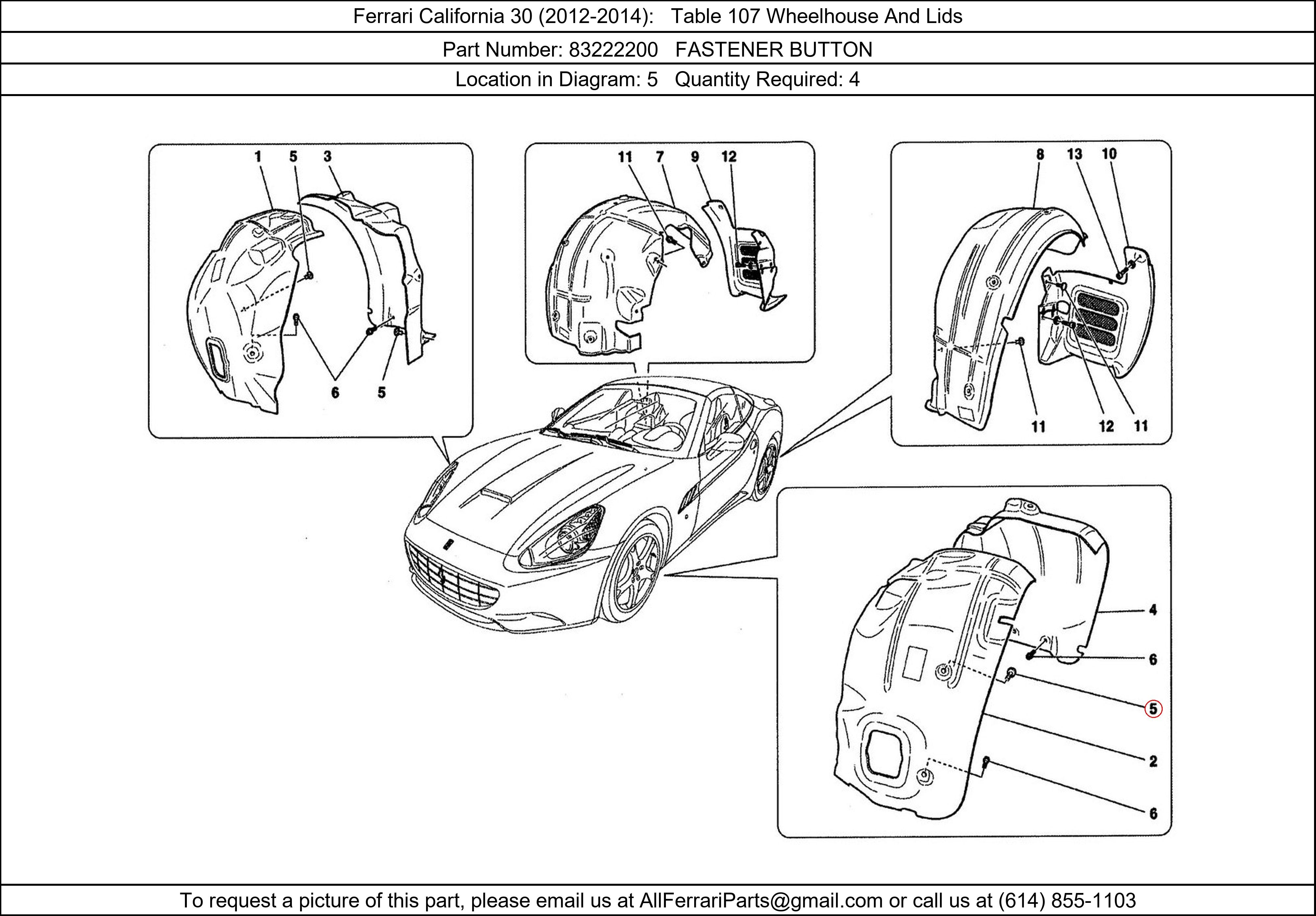 Ferrari Part 83222200