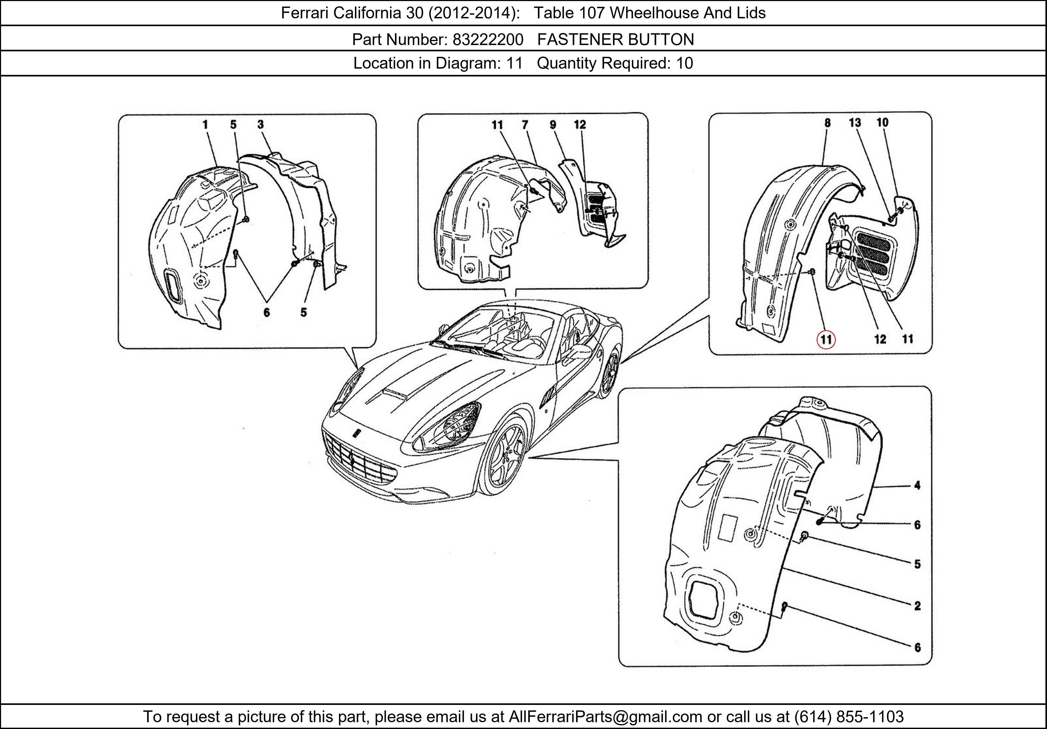 Ferrari Part 83222200