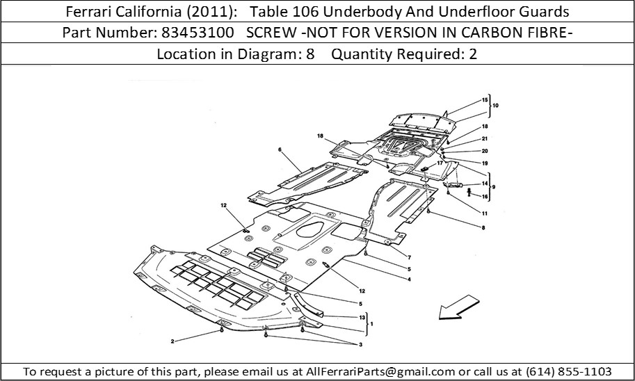 Ferrari Part 83453100