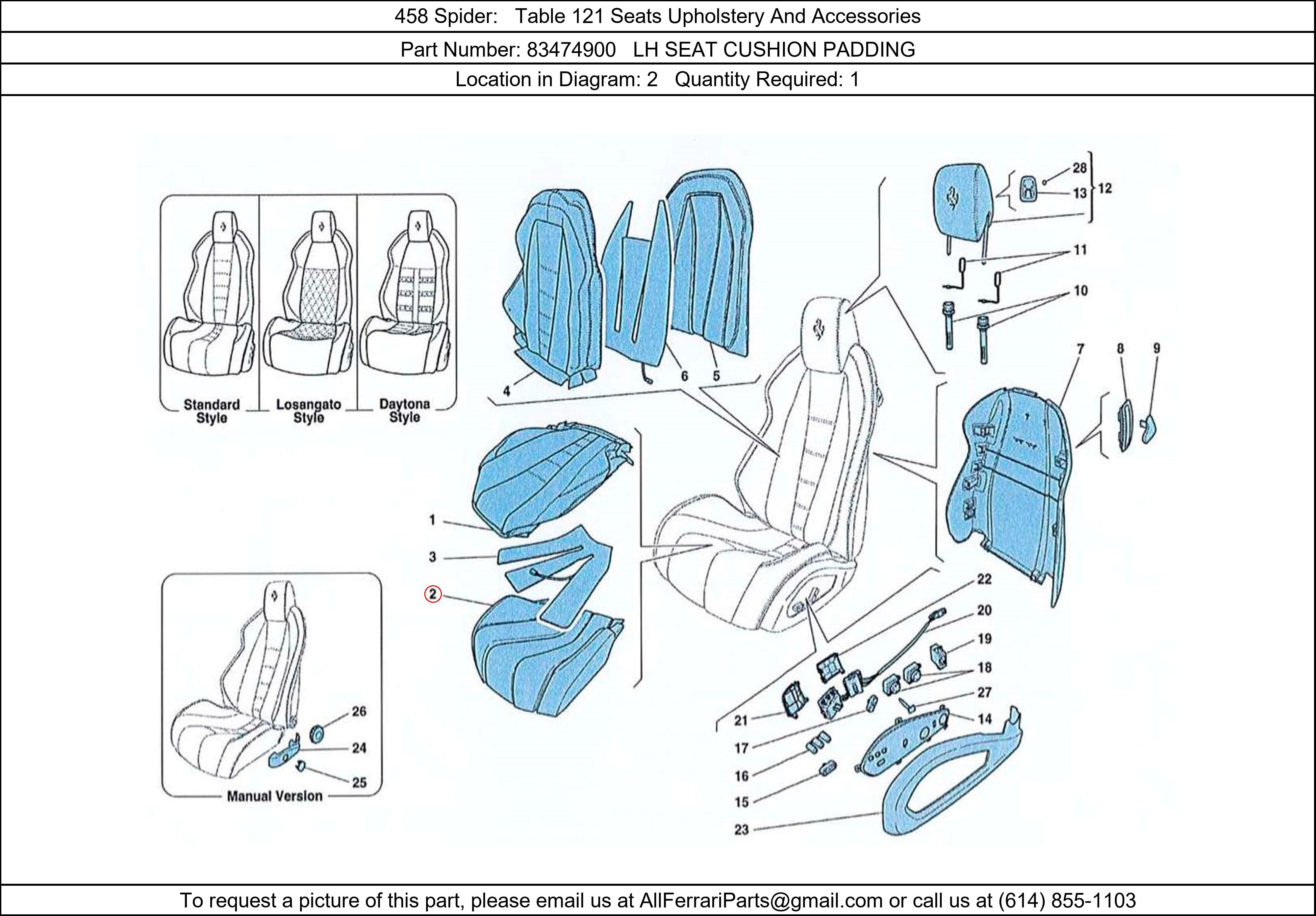 Ferrari Part 83474900