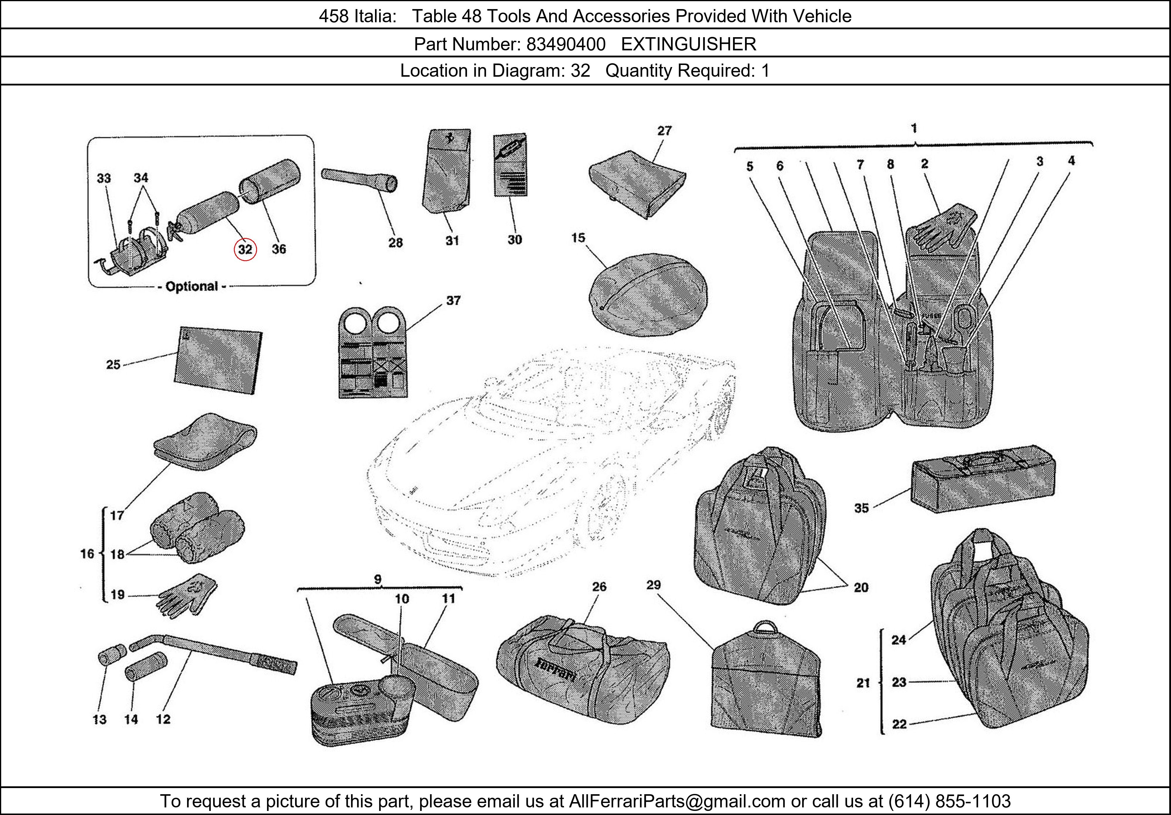 Ferrari Part 83490400