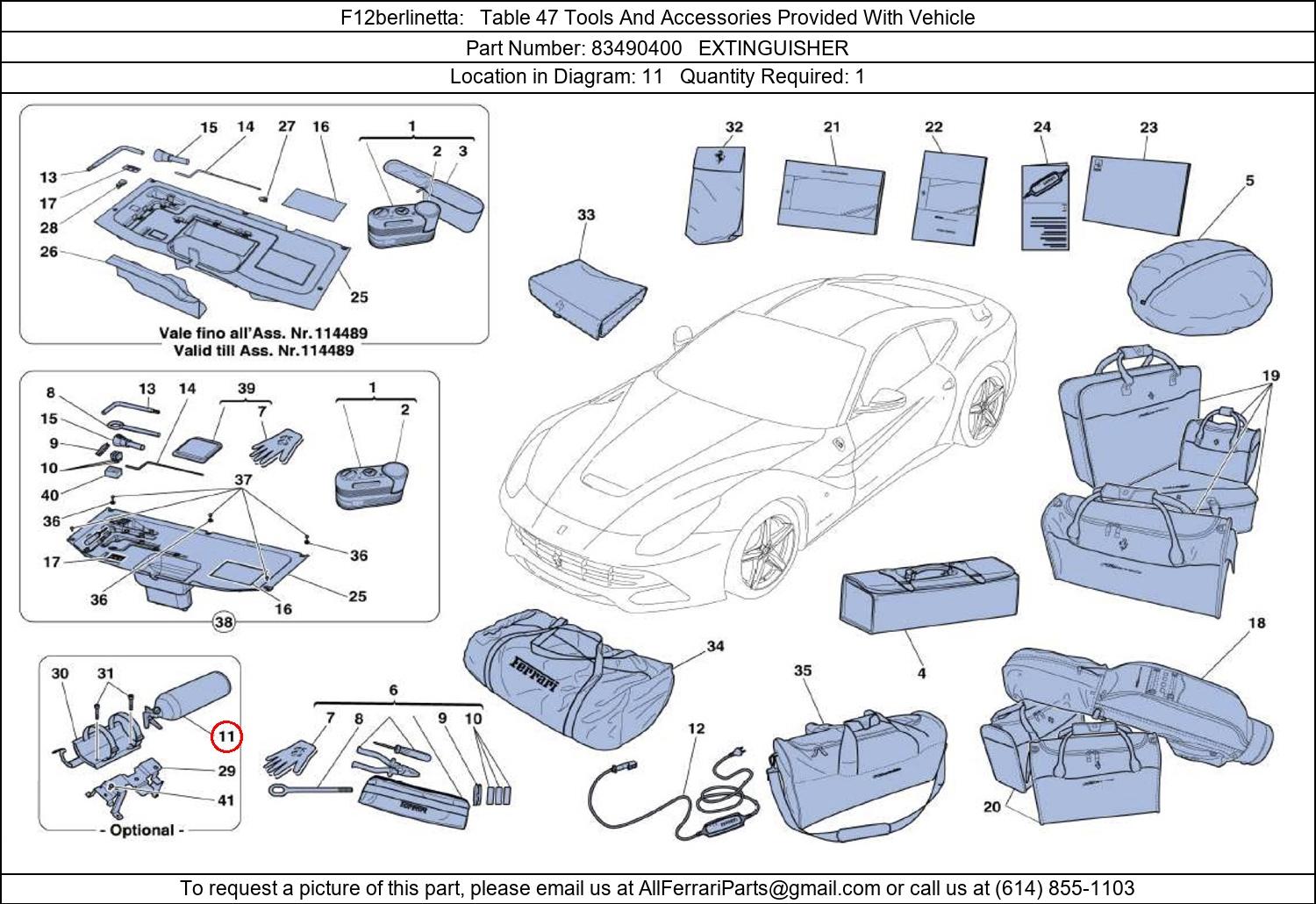 Ferrari Part 83490400