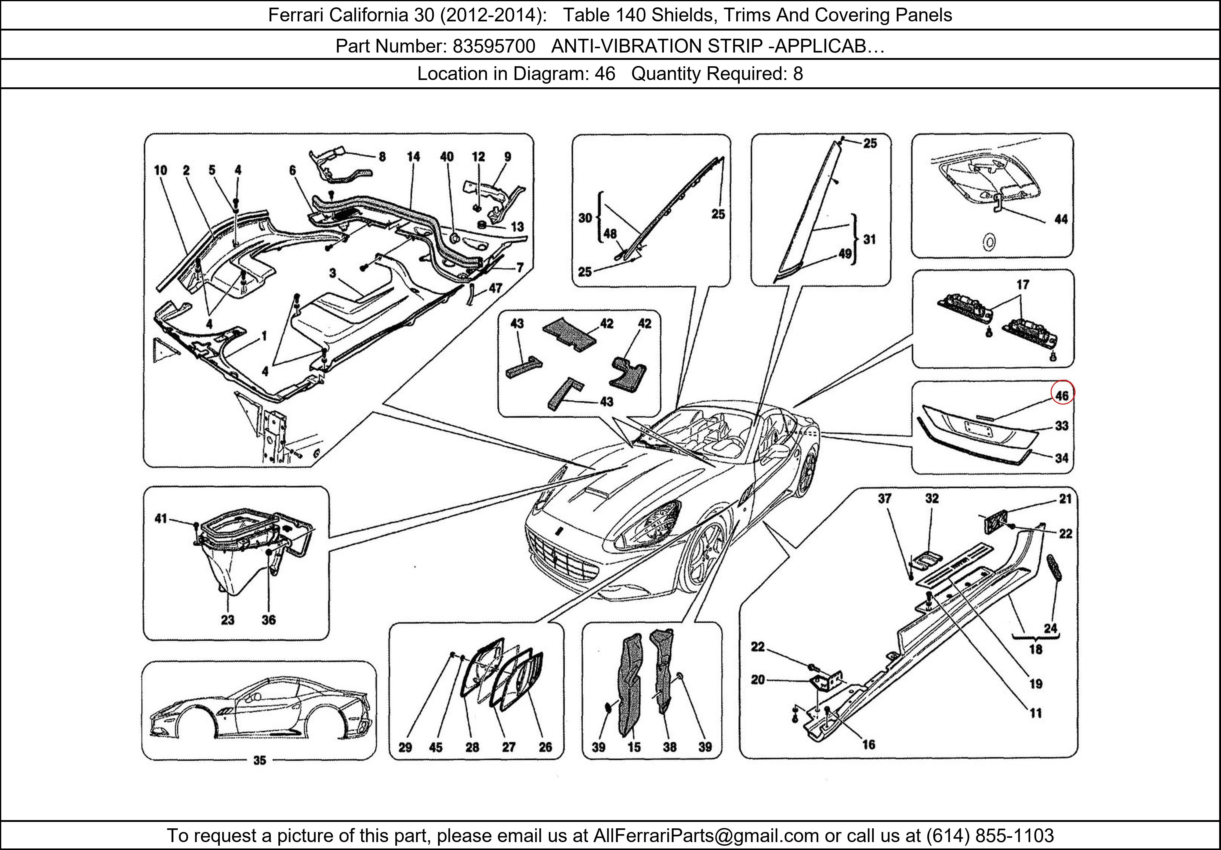 Ferrari Part 83595700