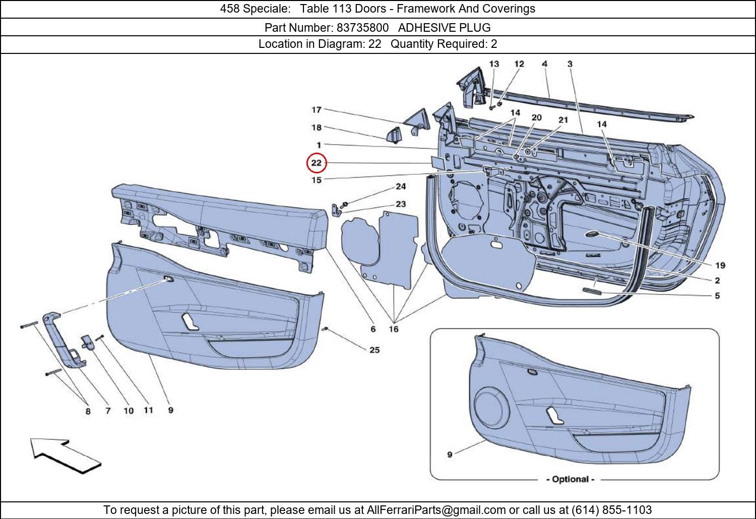 Ferrari Part 83735800