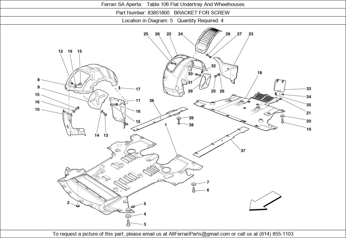 Ferrari Part 83851800