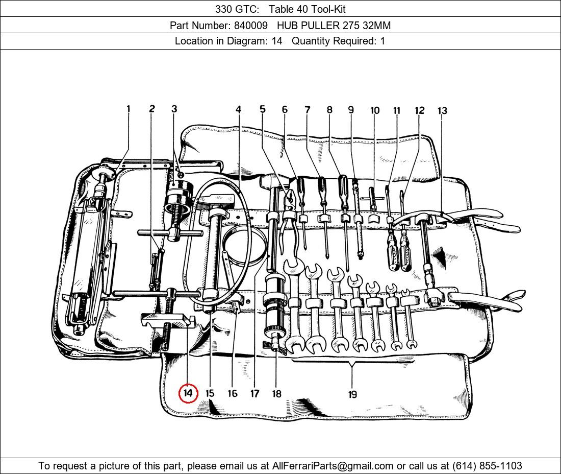 Ferrari Part 840009