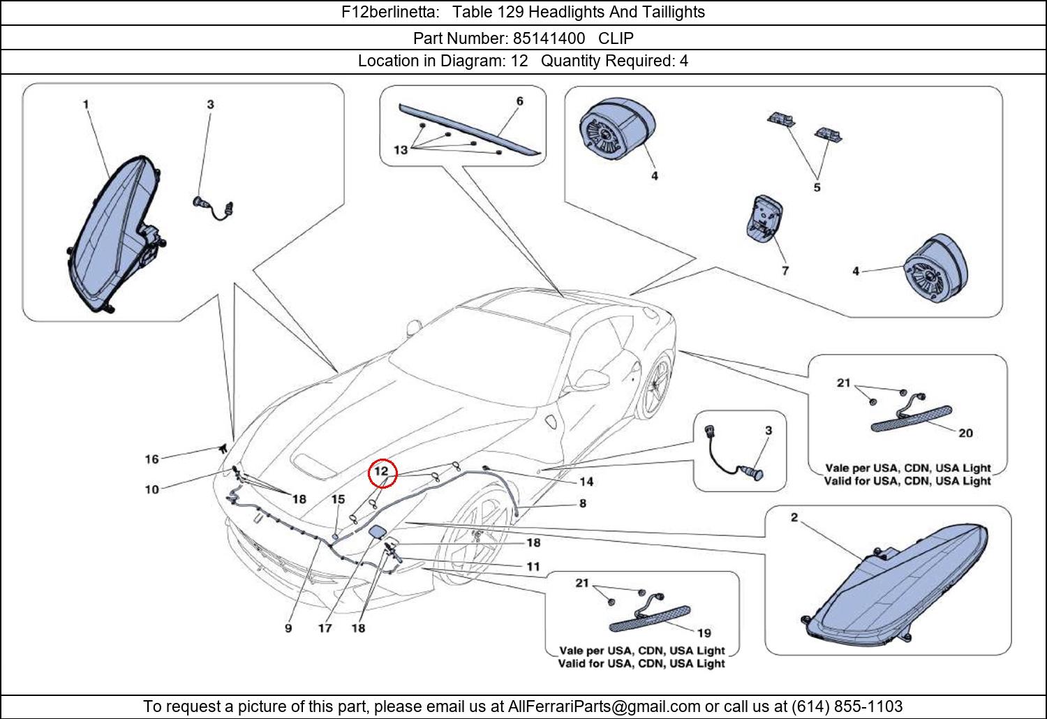 Ferrari Part 85141400