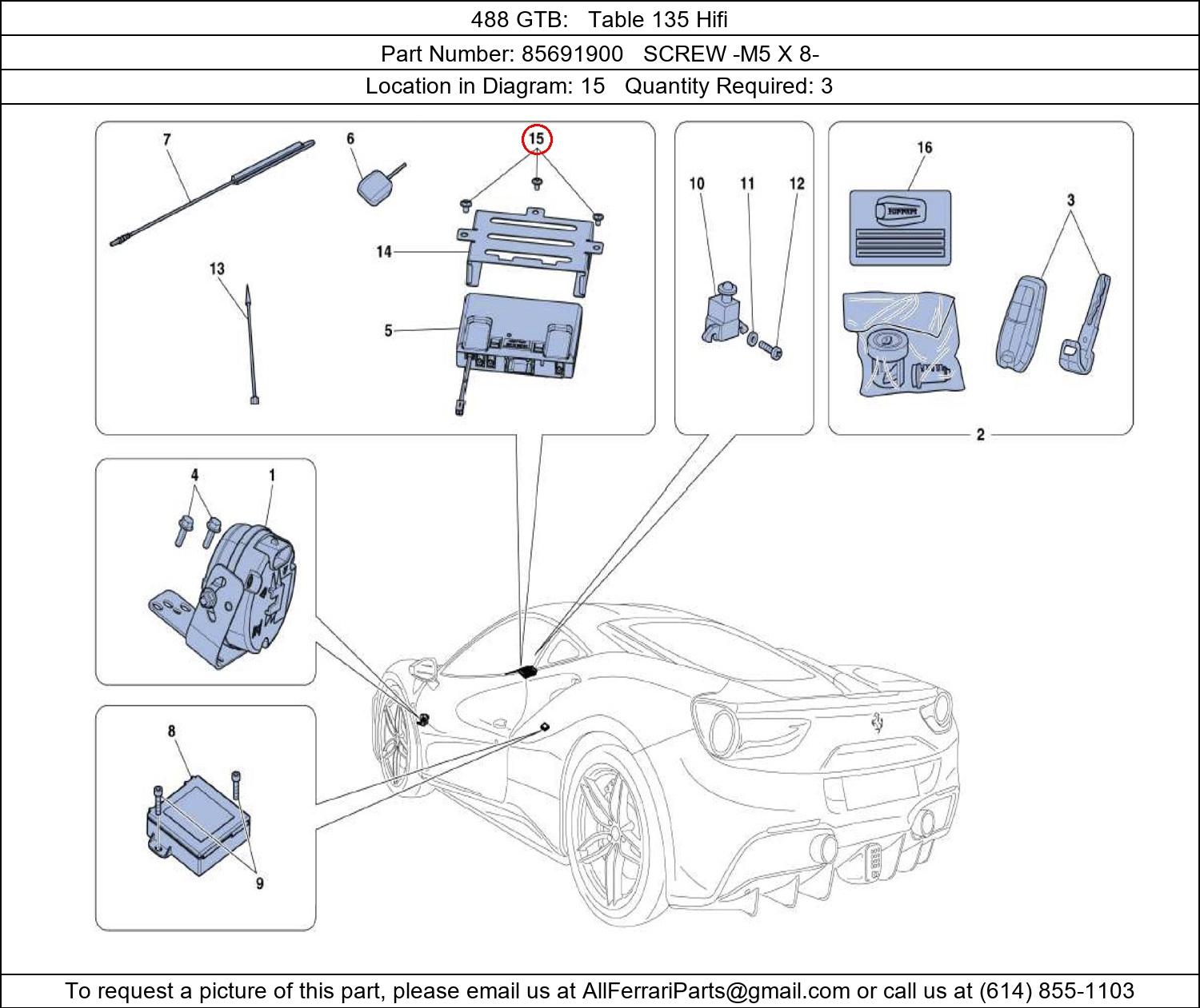 Ferrari Part 85691900