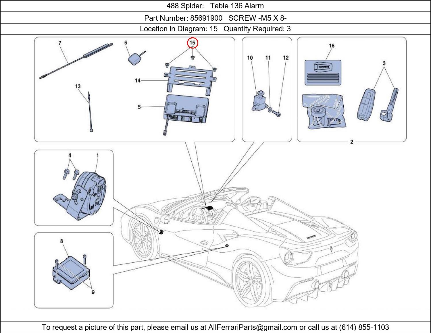 Ferrari Part 85691900