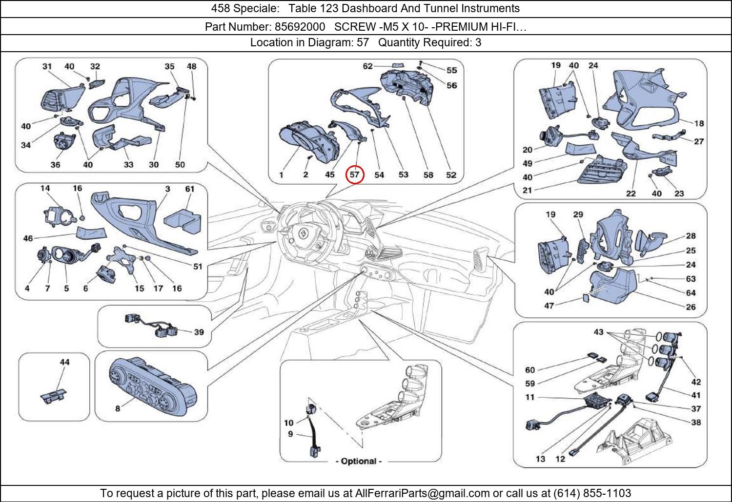 Ferrari Part 85692000