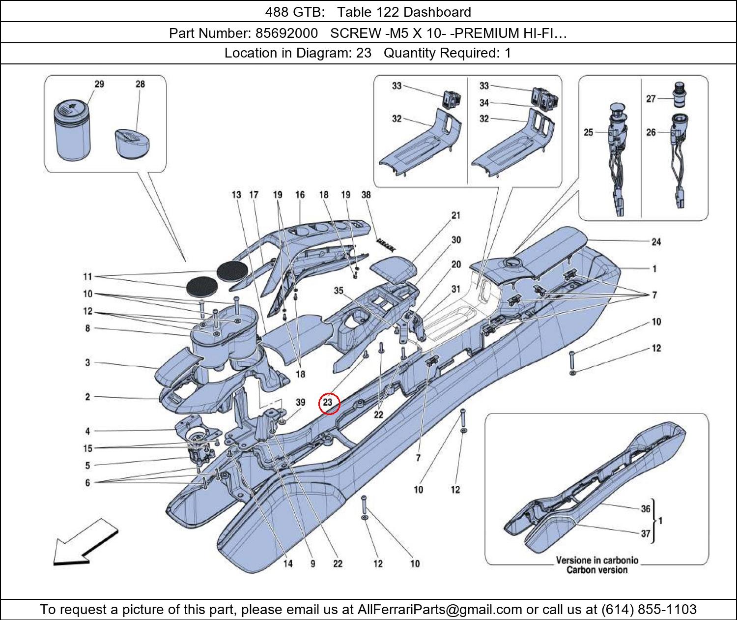 Ferrari Part 85692000