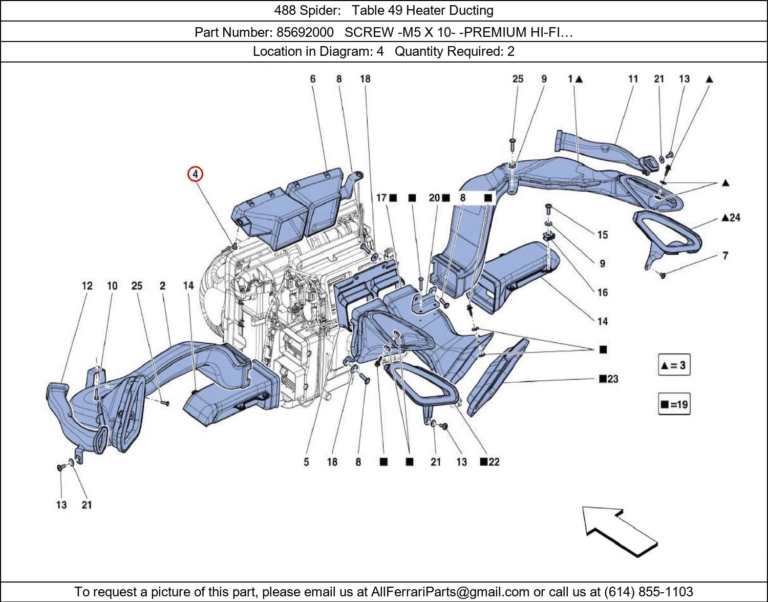 Ferrari Part 85692000