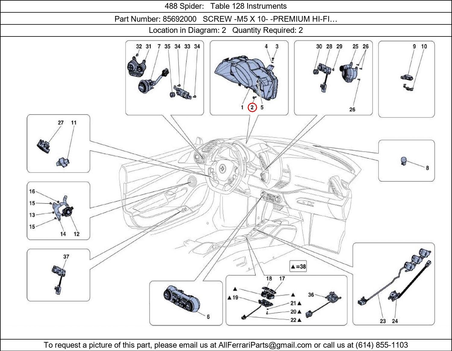 Ferrari Part 85692000