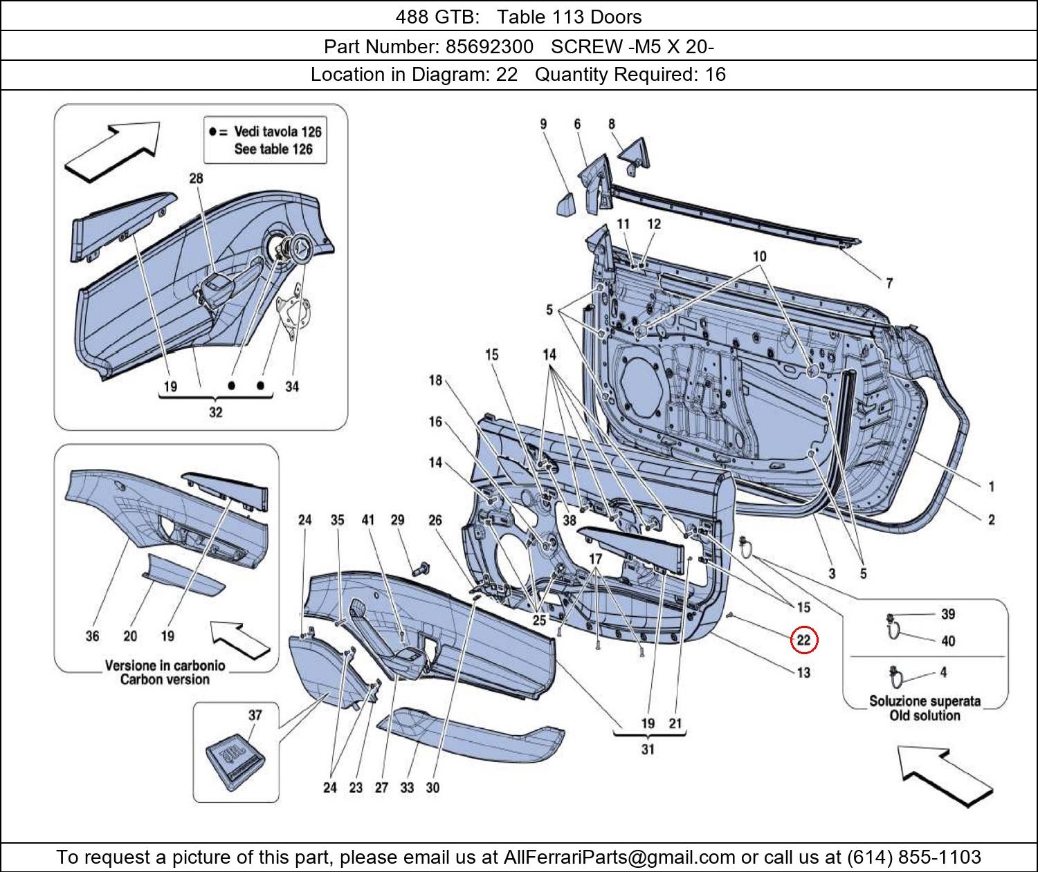 Ferrari Part 85692300