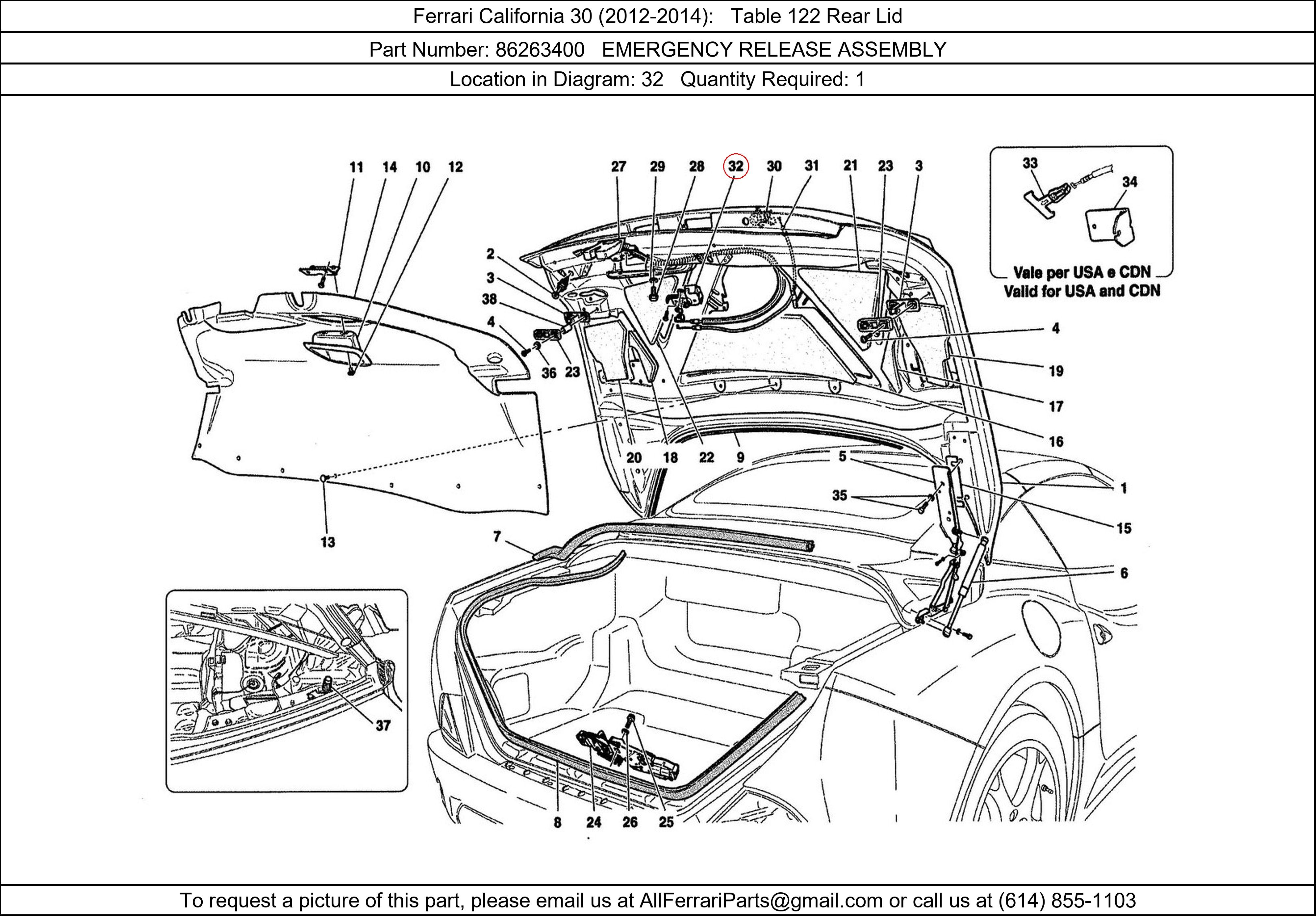 Ferrari Part 86263400