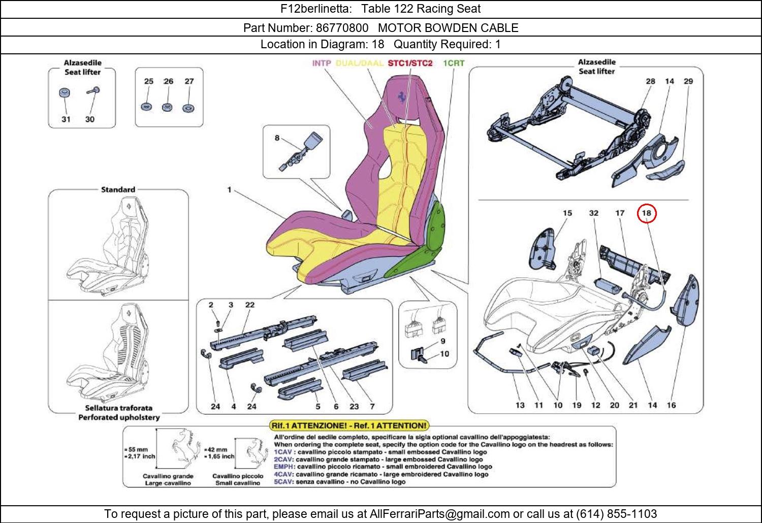 Ferrari Part 86770800