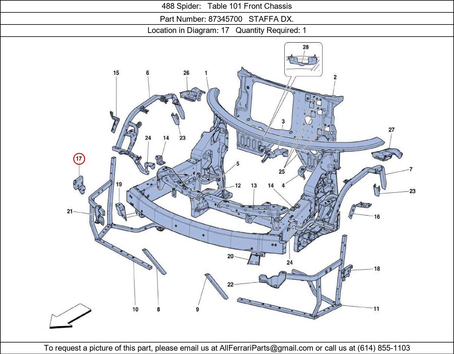Ferrari Part 87345700