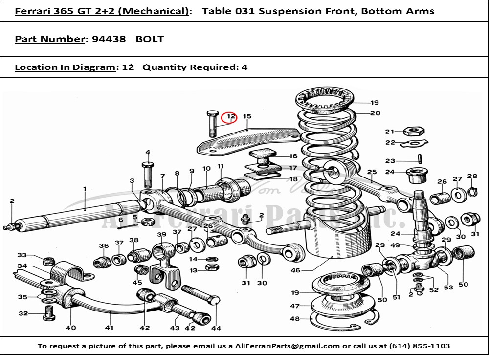 Ferrari Part 94438