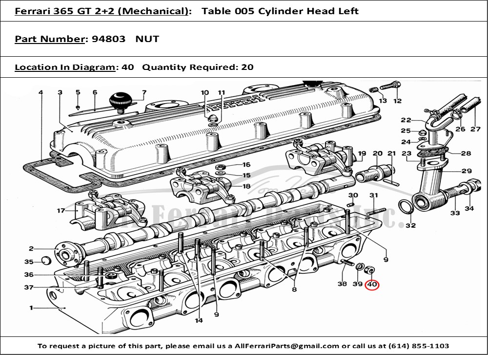 Ferrari Part 94803