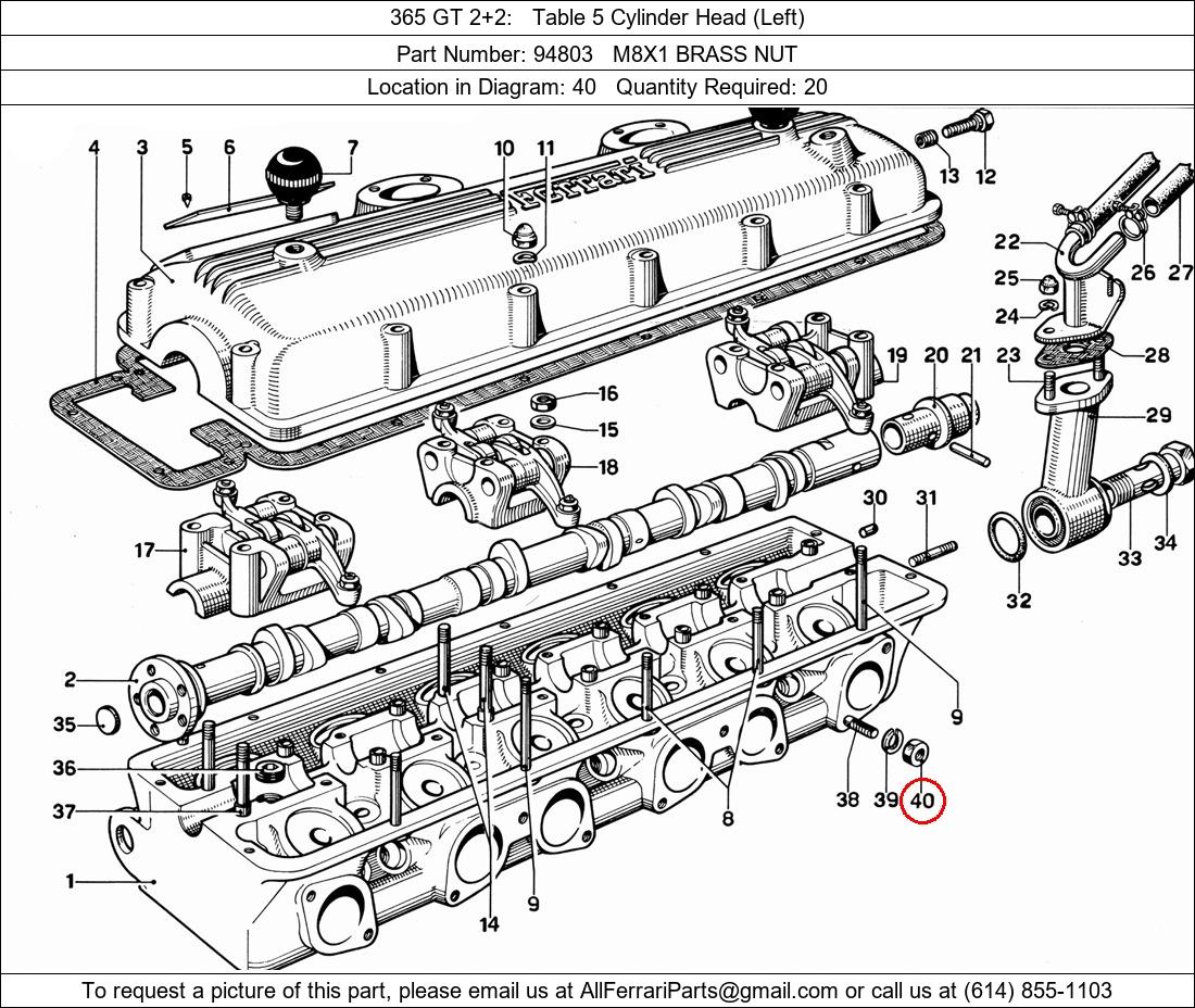 Ferrari Part 94803