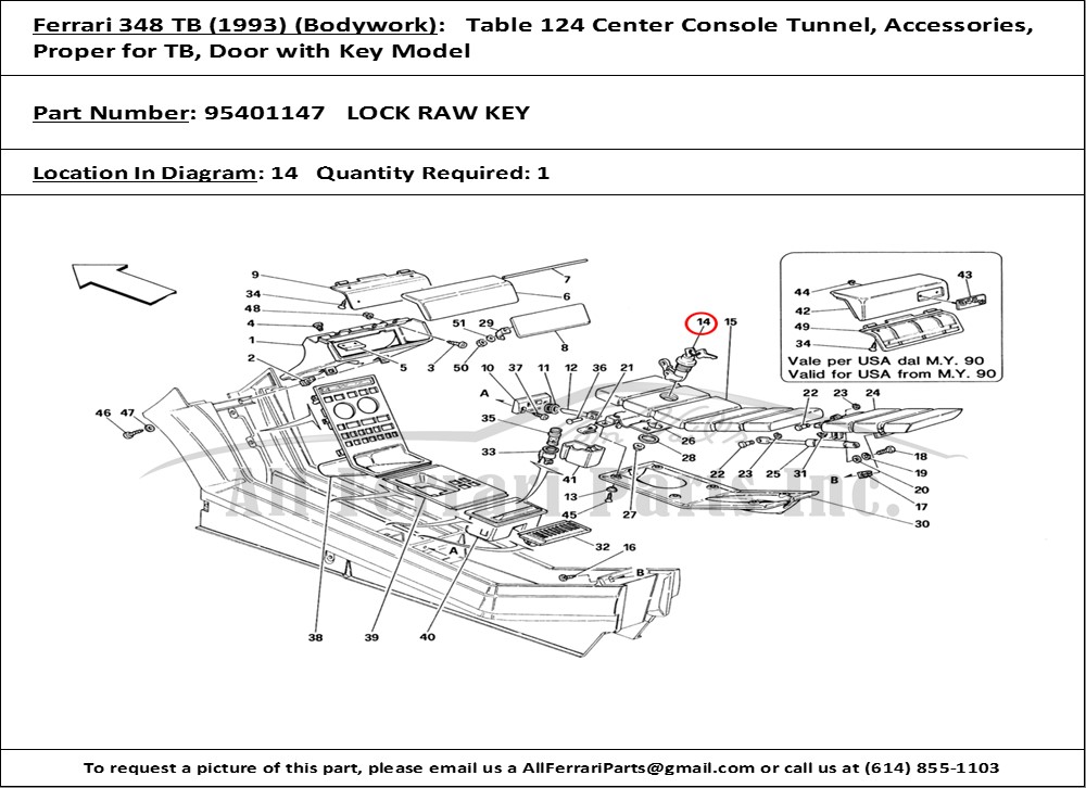 Ferrari Part 95401147